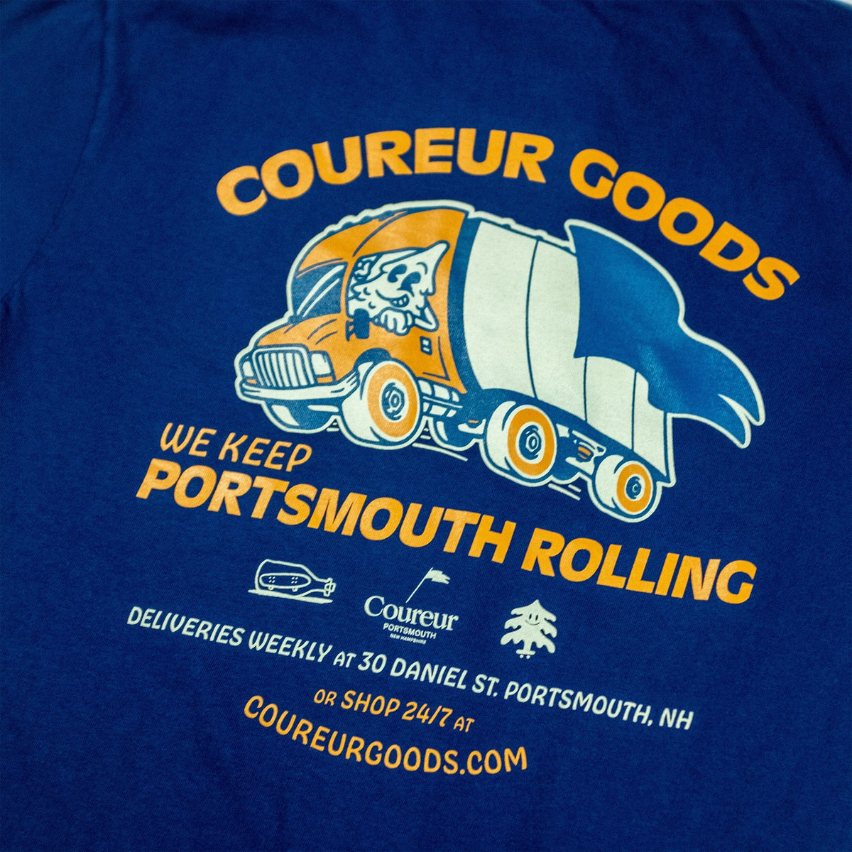 Coureur Goods Big Rig Tee True Navy Tees Coureur Goods 