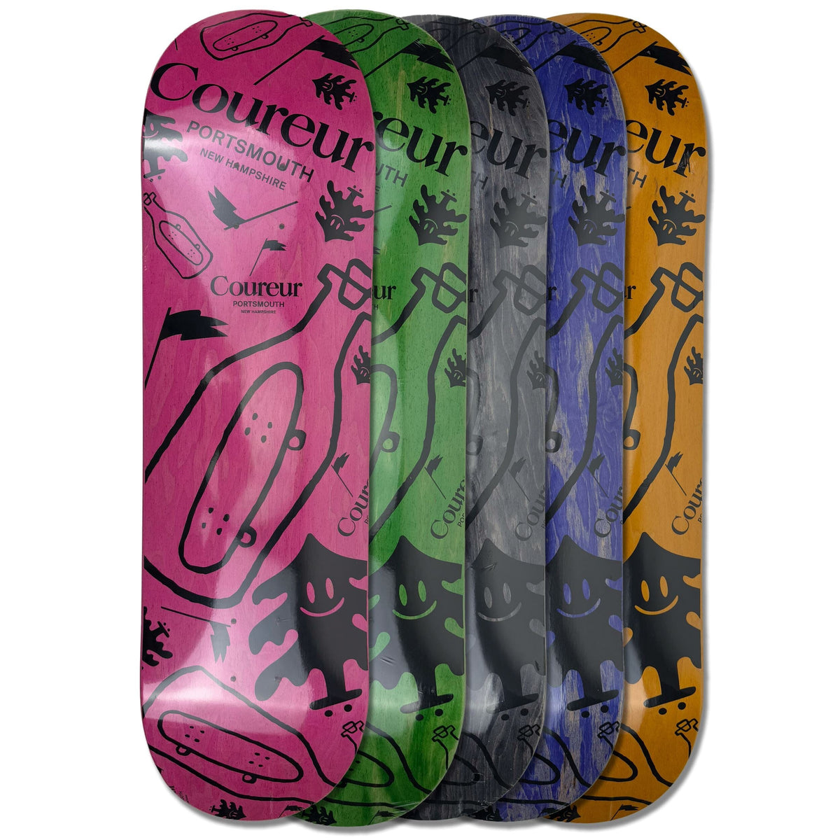 Coureur Goods Branded Deck 9.0 decks Coureur Goods 