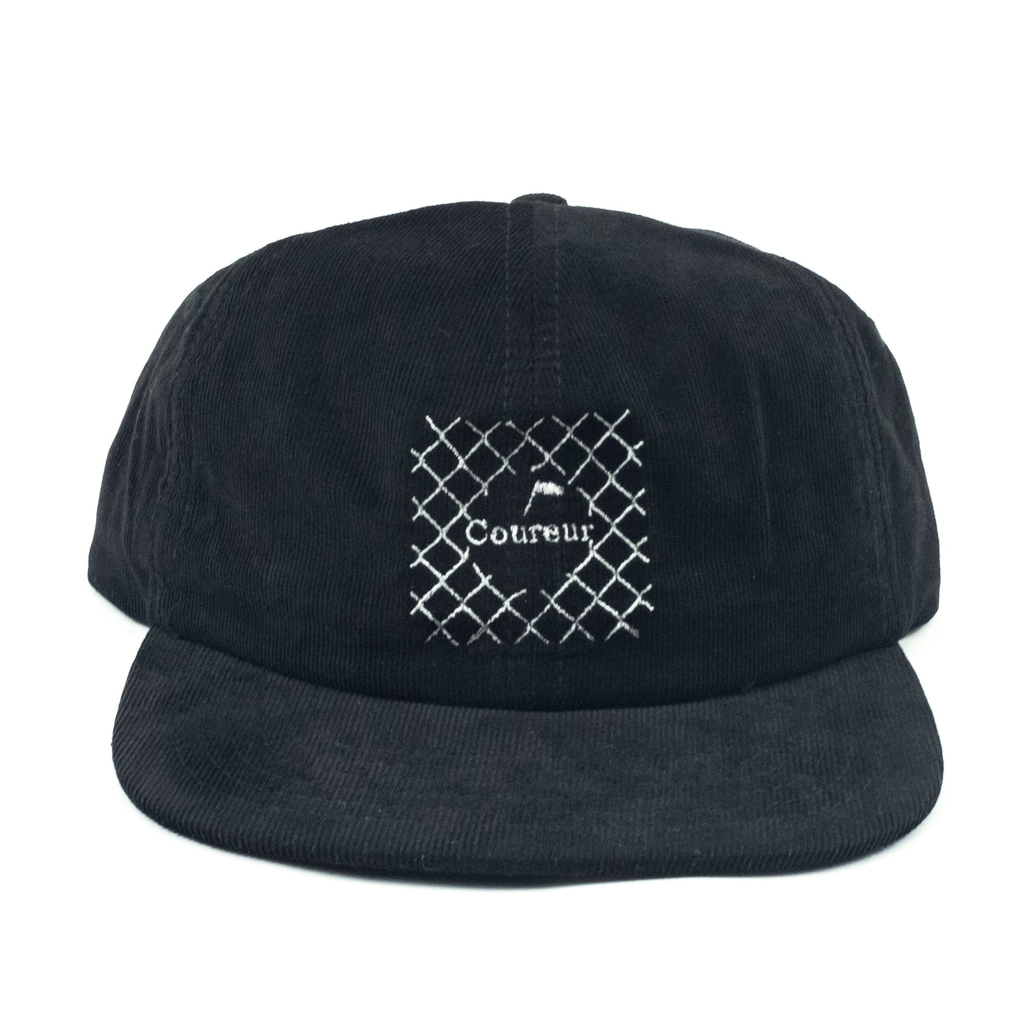 Coureur Goods Linked Micro Cord Hat Black hats Coureur Goods 