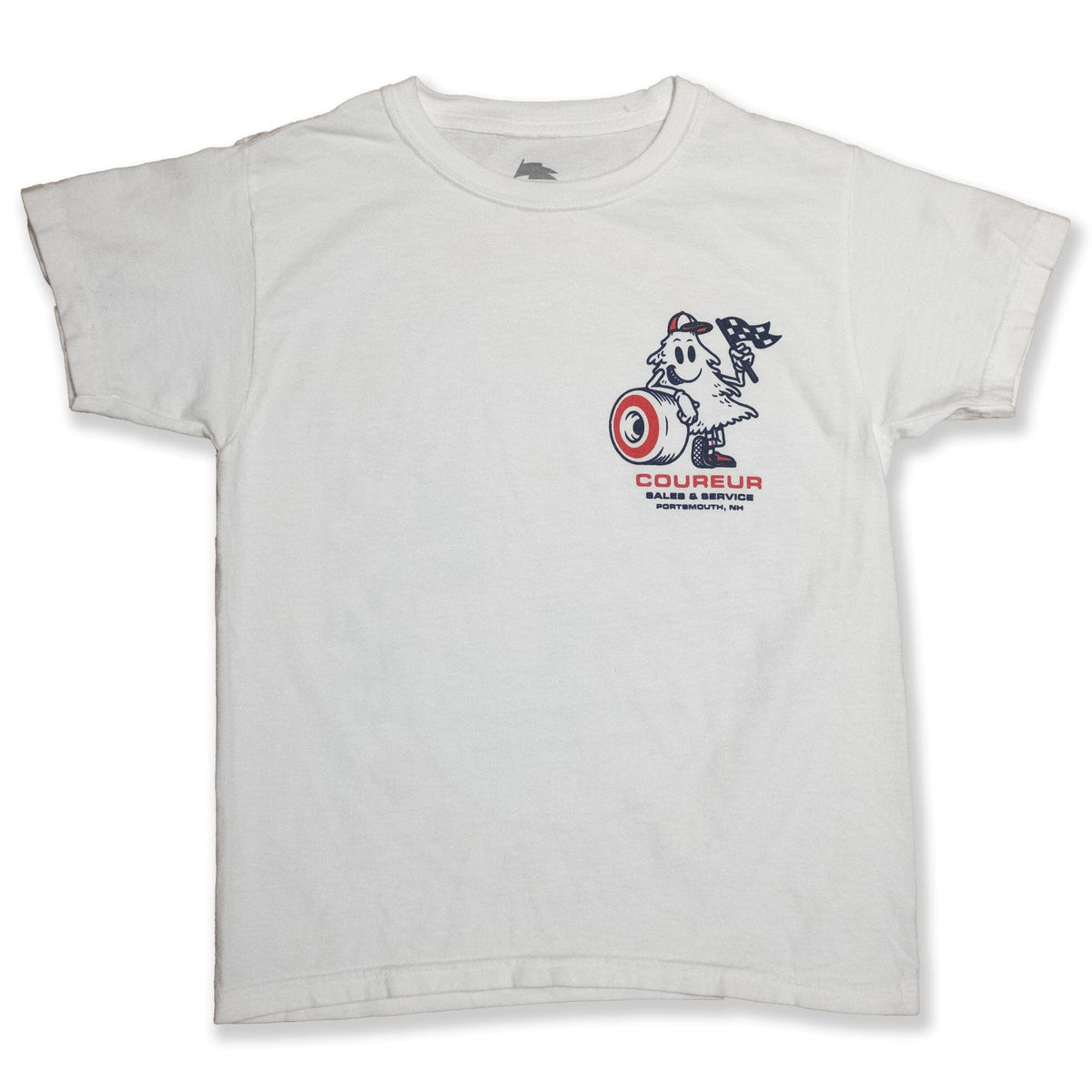 Coureur Goods Mechanic YOUTH Tee White tees Coureur Goods 