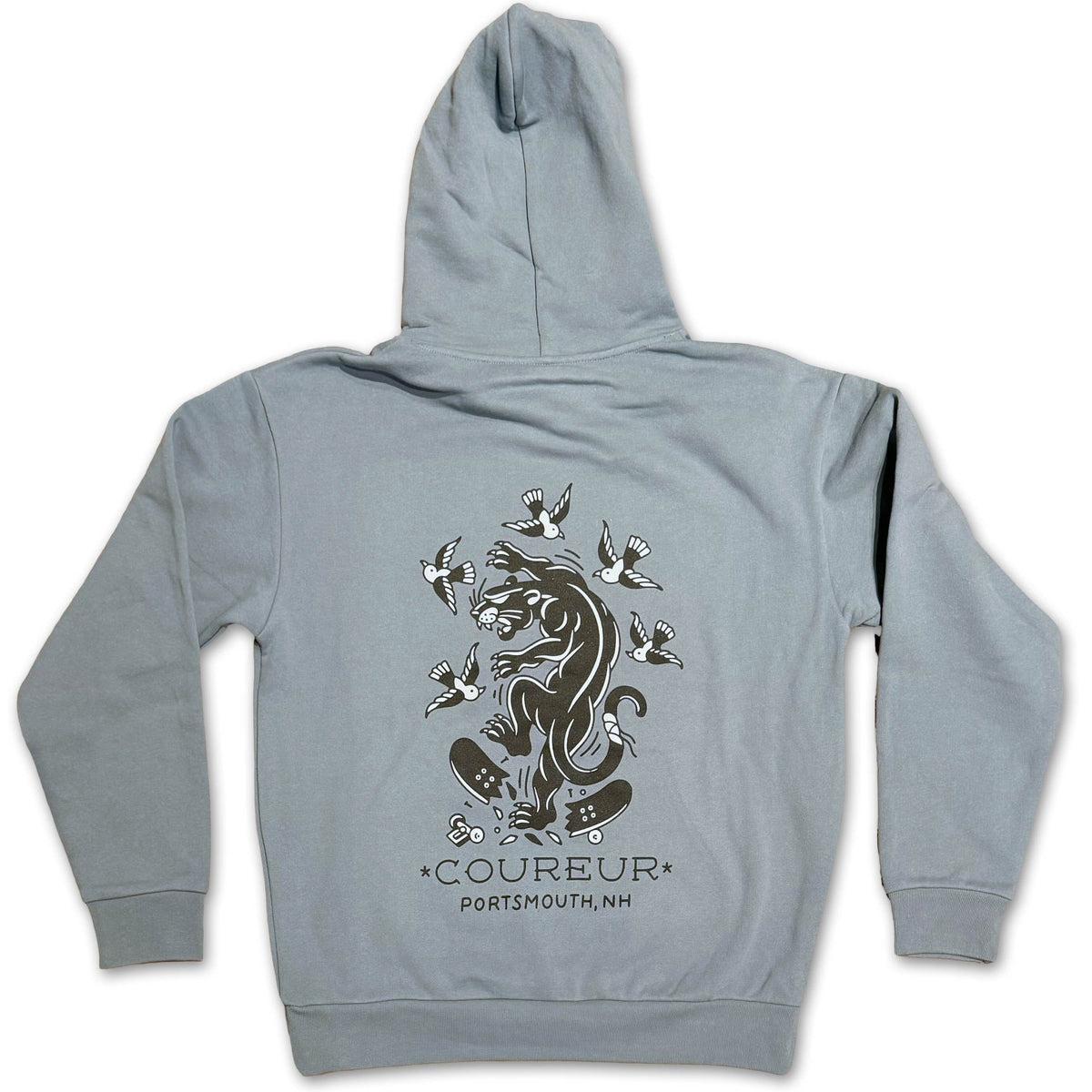 Coureur Goods Panther Hoodie Blue Magic hoodies Coureur Goods 