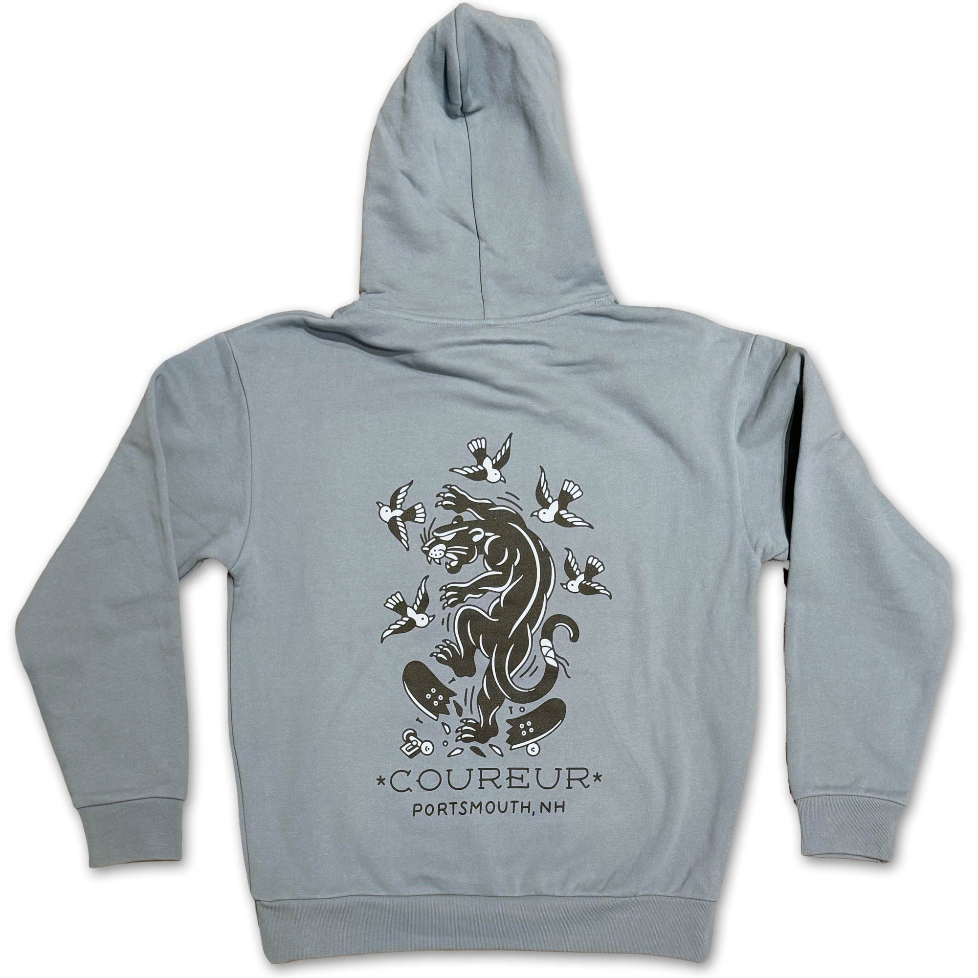 Coureur Goods Panther Hoodie Blue Magic hoodies Coureur Goods 