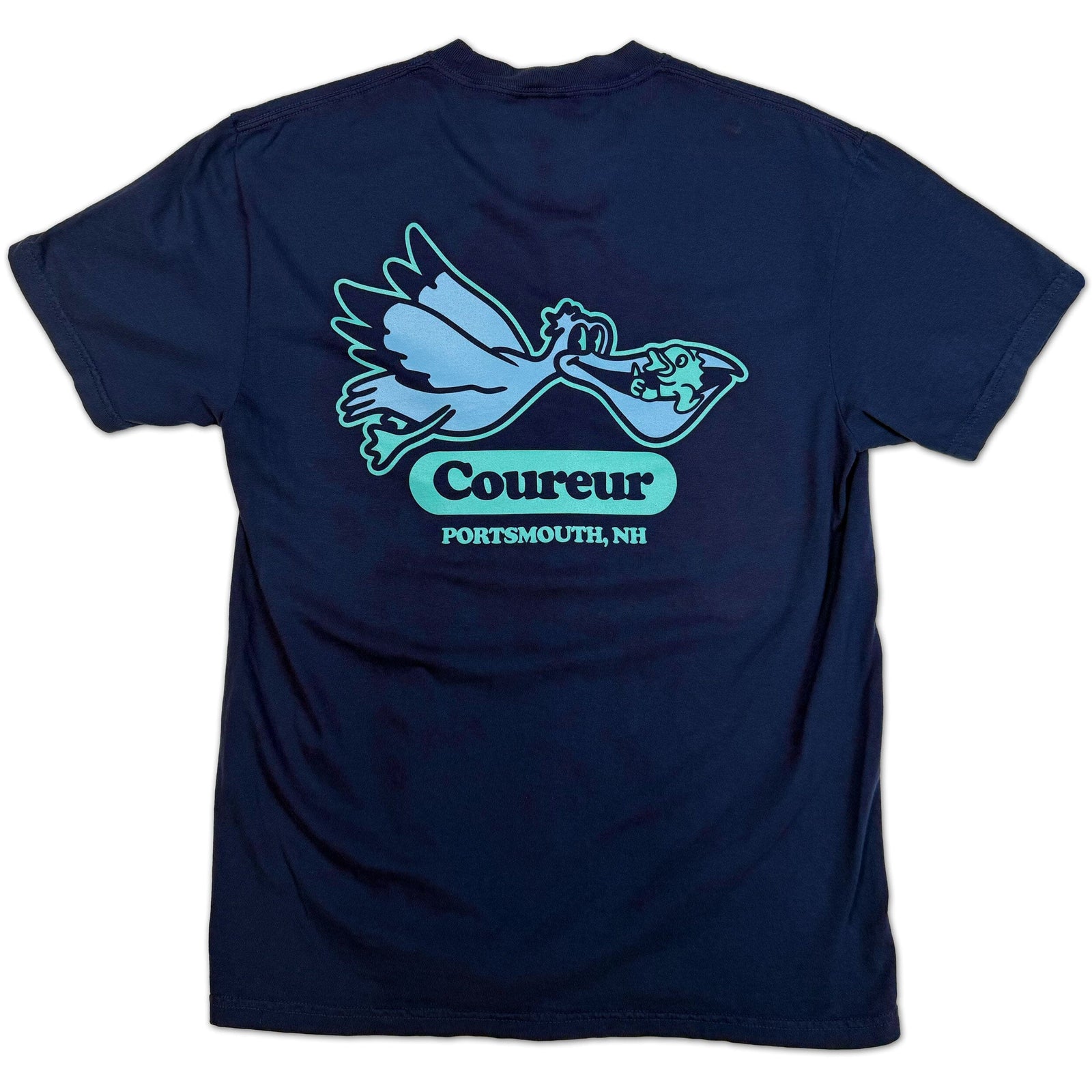 Coureur Goods Pelican Pals Tee True Navy tees Coureur Goods 