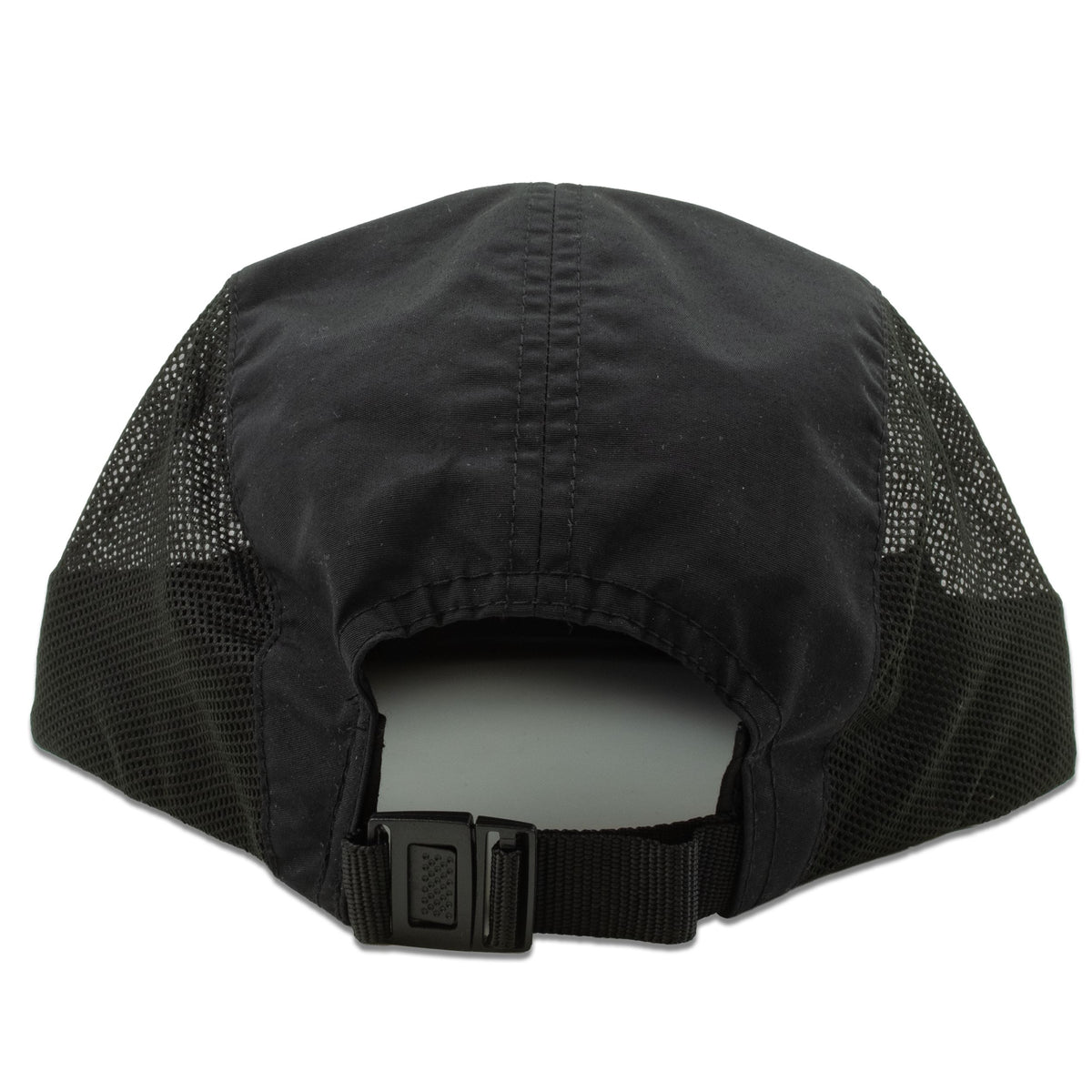 Coureur Goods Pennant 5 Panel Camper Cap Black hats Coureur Goods 