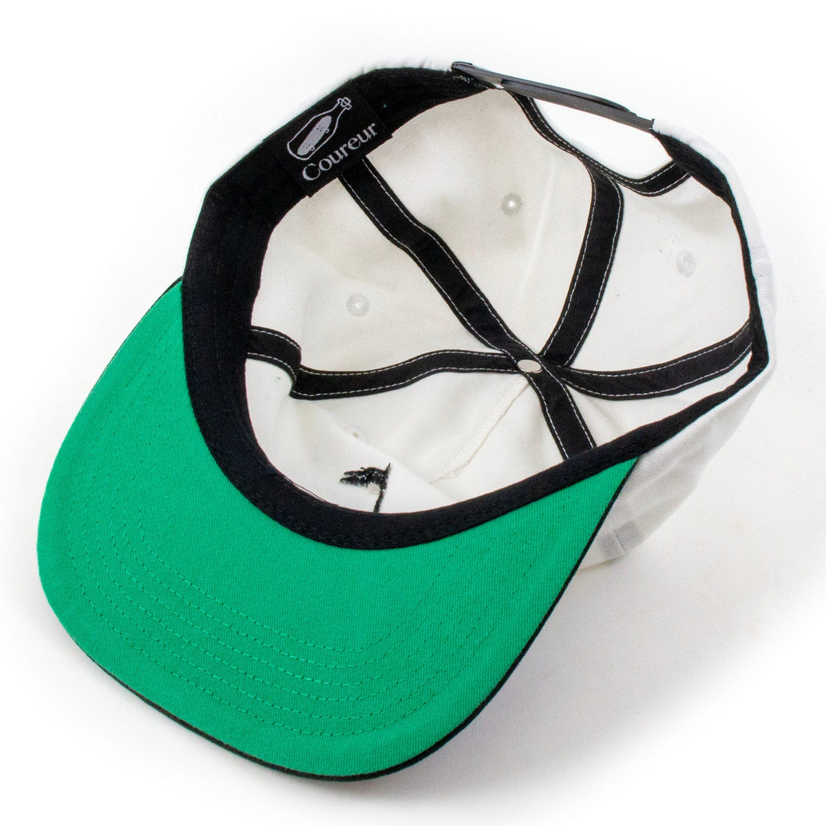 Coureur Goods Pennant Two Tone Hat Ivory/Black hats Coureur Goods 