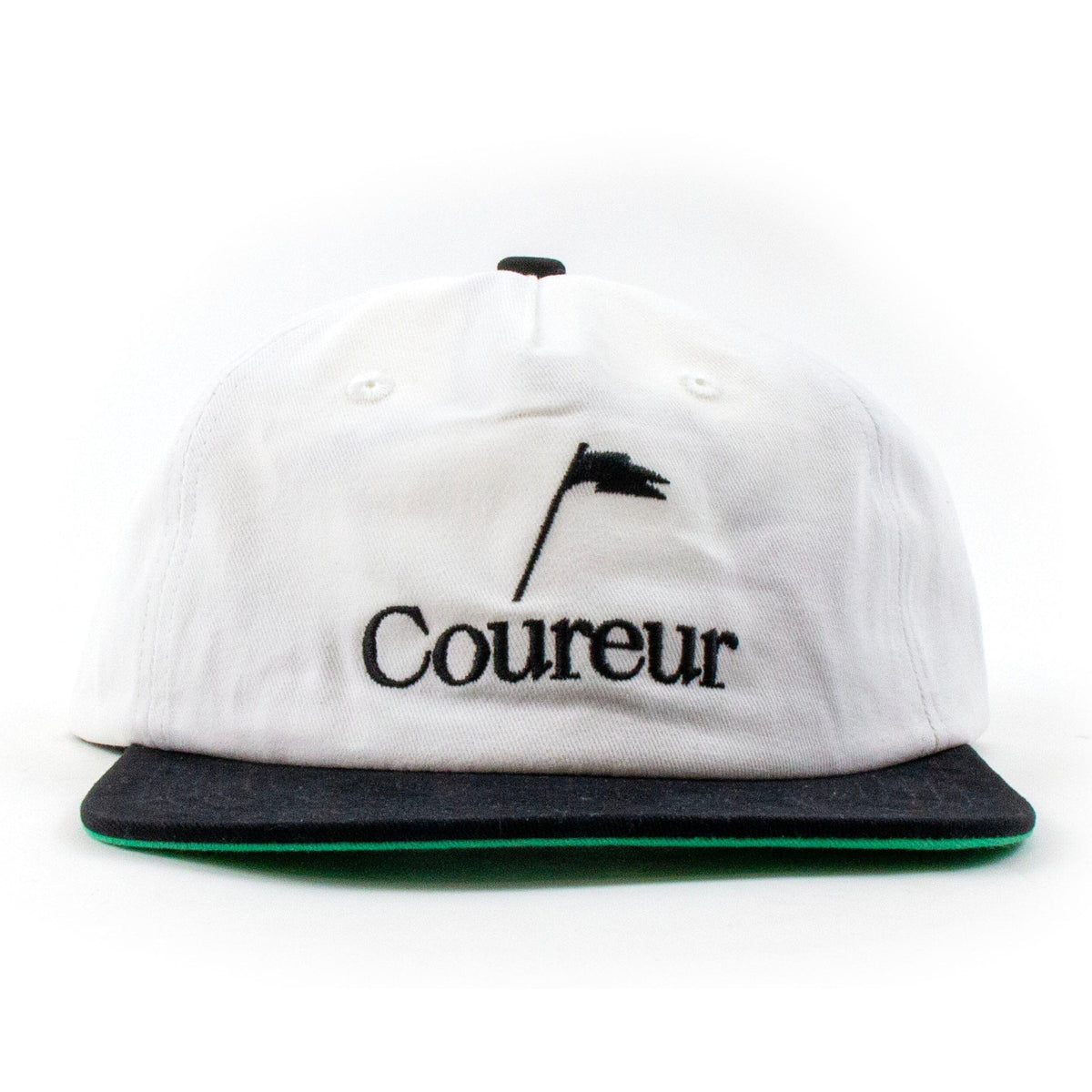Coureur Goods Pennant Two Tone Hat Ivory/Black hats Coureur Goods 