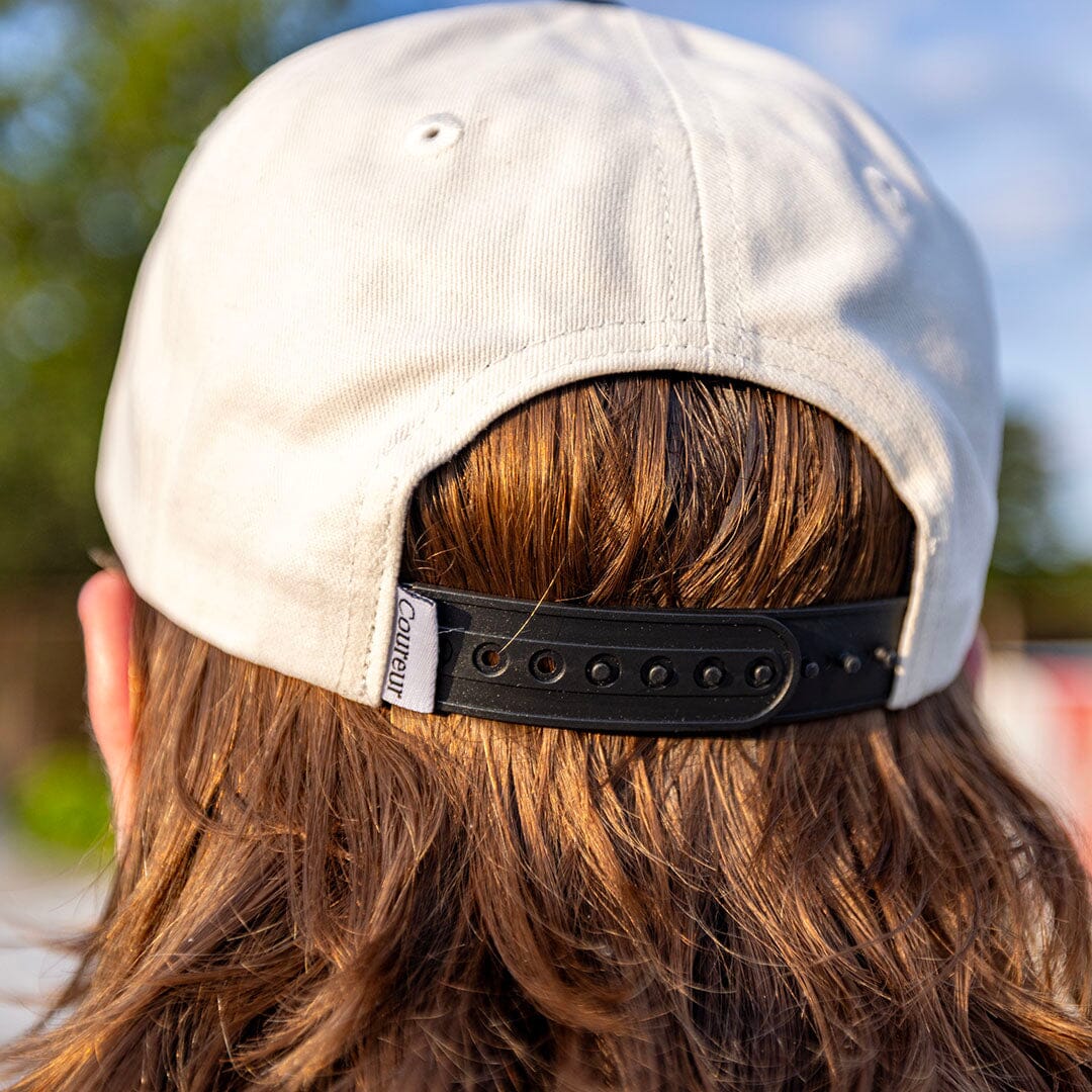 Coureur Goods Pennant Two Tone Hat Ivory/Black hats Coureur Goods 