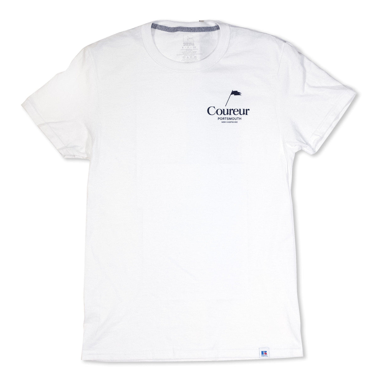 Coureur Goods Skateshop Day 2024 Gonz Deck Wall Tee White tees Coureur Goods 