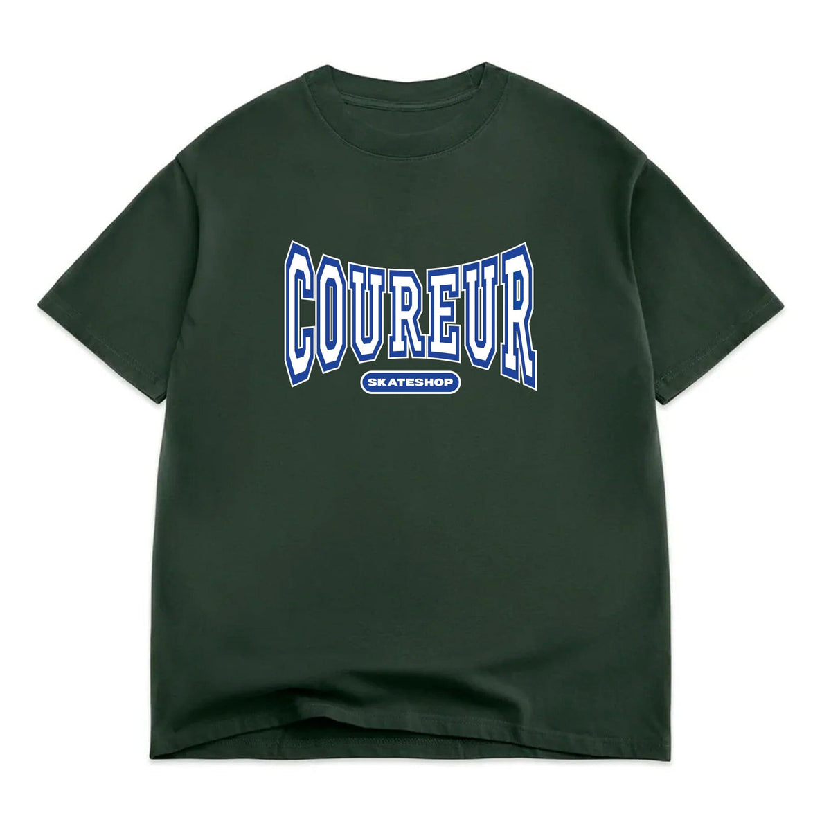 Coureur Goods University Tee Forest Green Tees Coureur Goods 