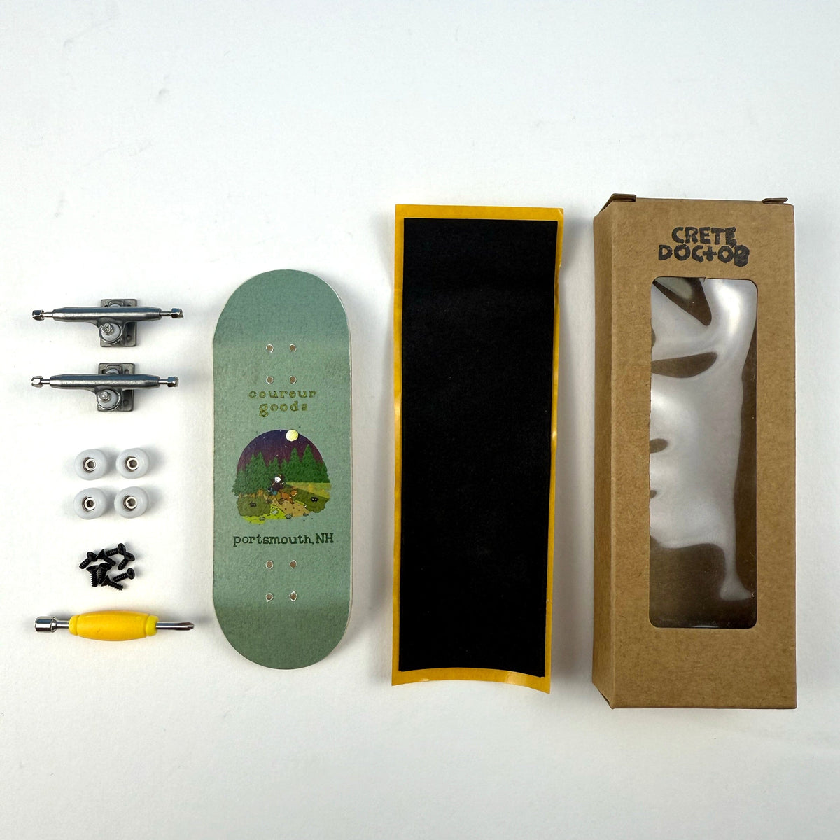 Coureur Goods x Cretedoctor Fingerboard Complete Kit accessories Coureur Goods 