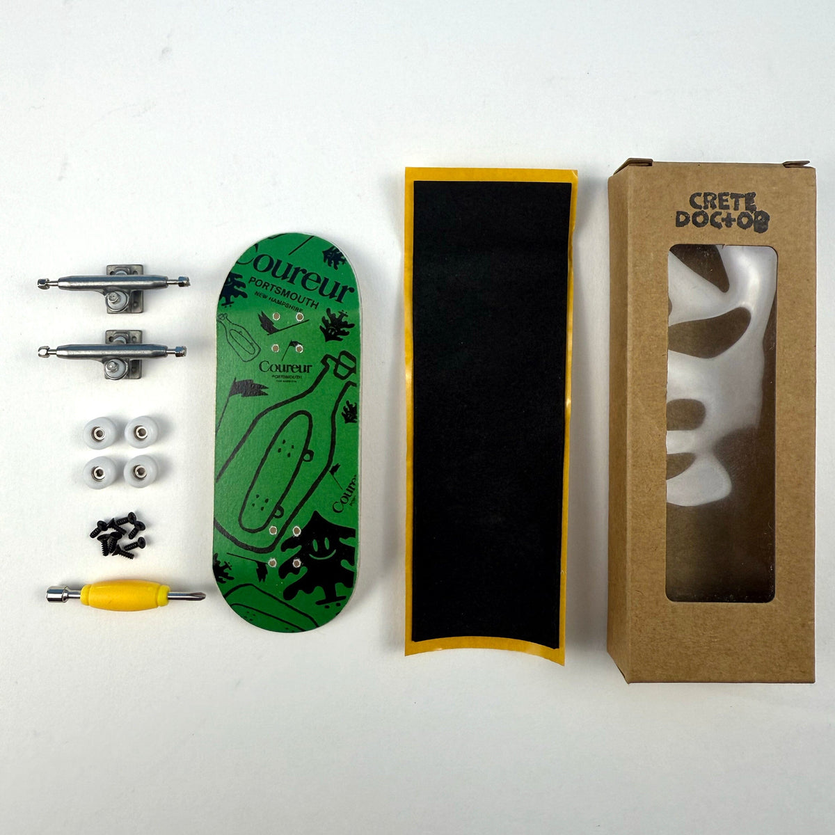 Coureur Goods x Cretedoctor Fingerboard Complete Kit accessories Coureur Goods Branded 