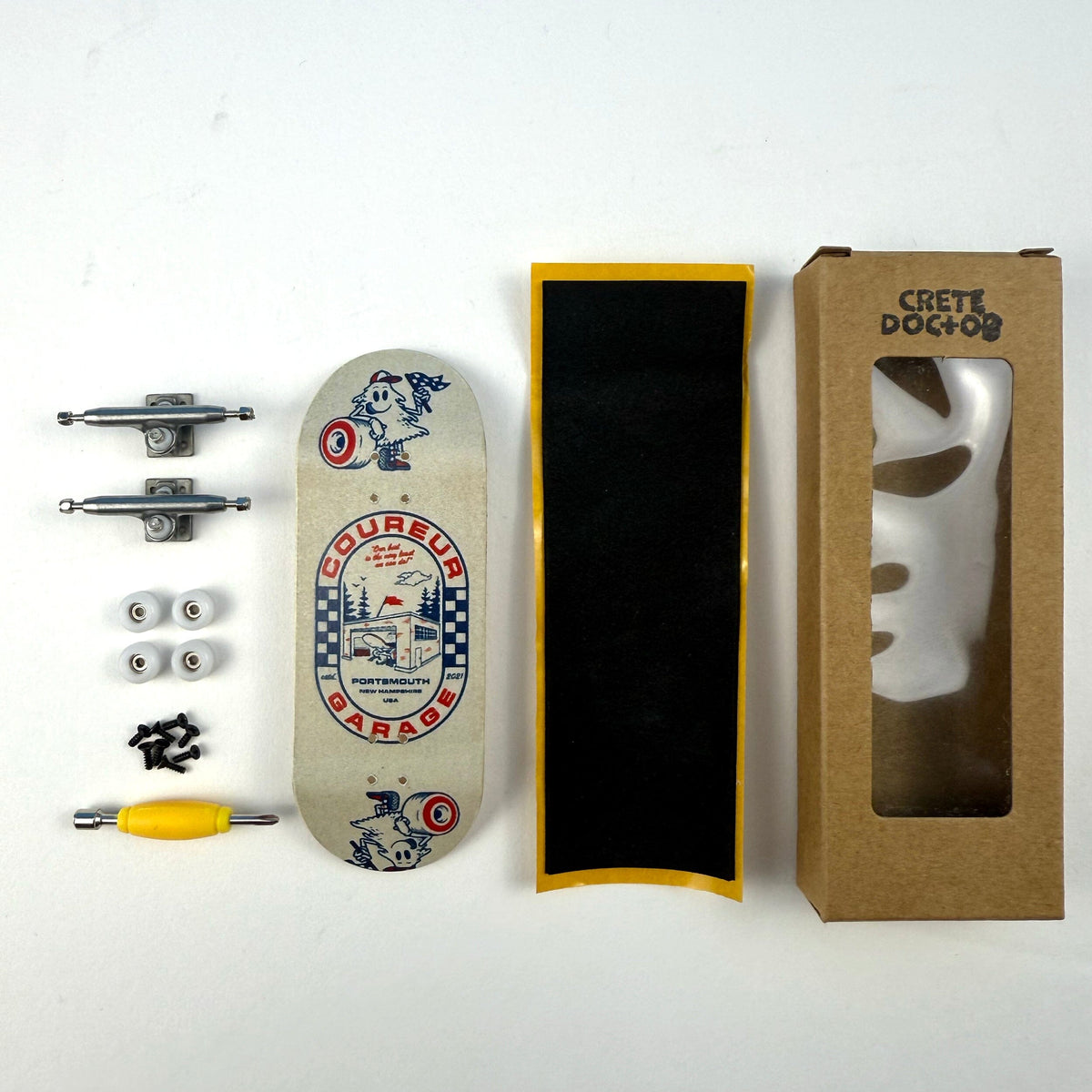 Coureur Goods x Cretedoctor Fingerboard Complete Kit accessories Coureur Goods Mechanic by Paradox 