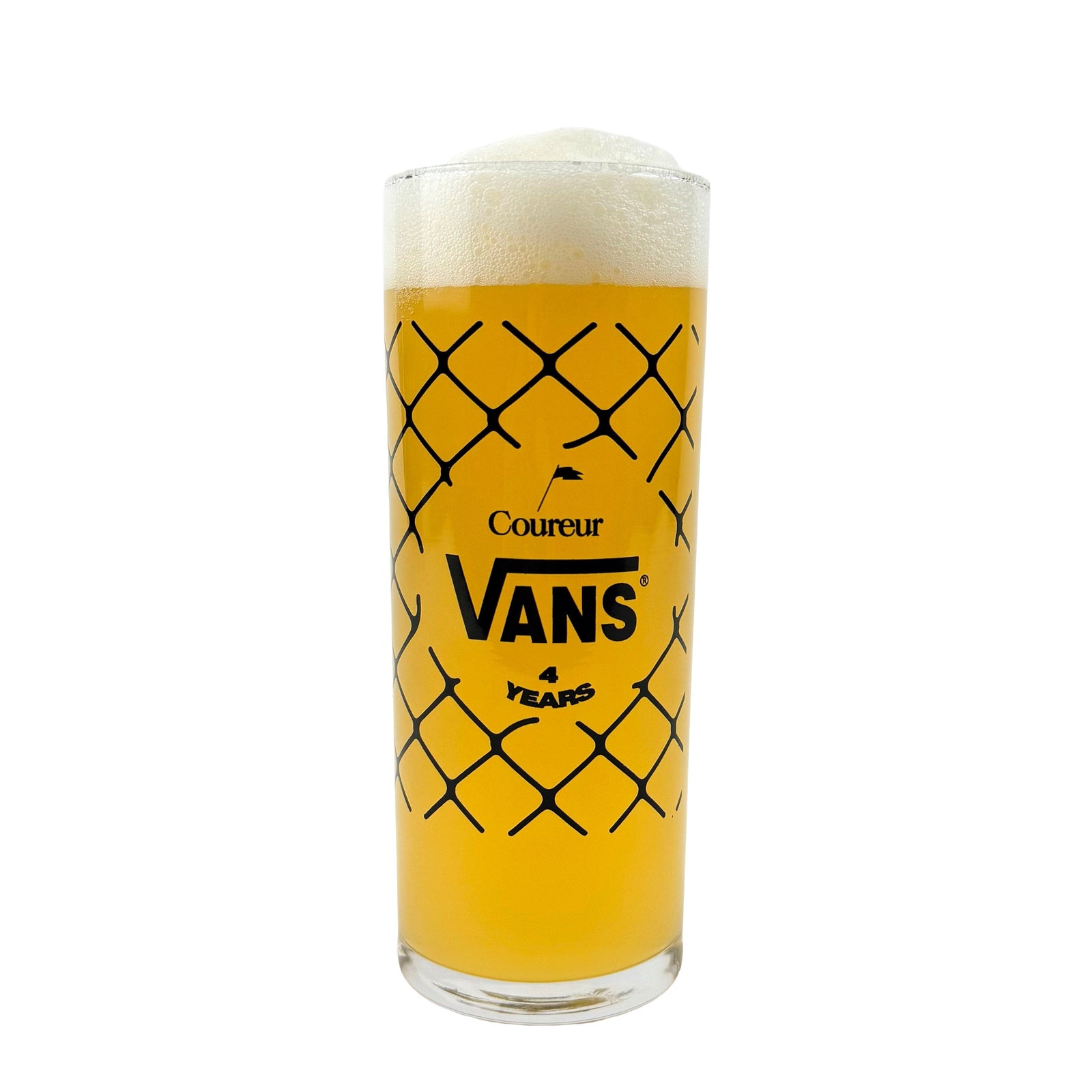 Coureur Goods x Vans 4 Year Glass 12oz + Coaster accessories Coureur Goods 