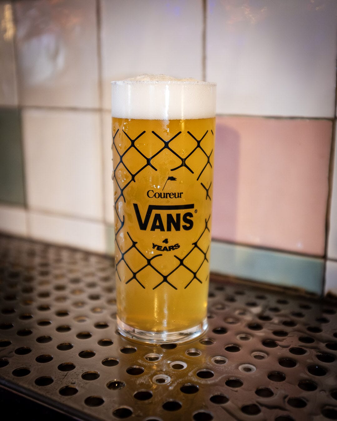 Coureur Goods x Vans 4 Year Glass 12oz + Coaster accessories Coureur Goods 
