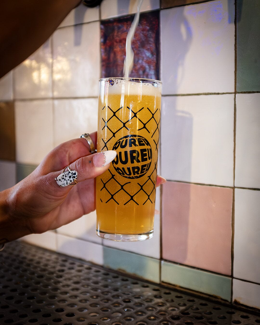 Coureur Goods x Vans 4 Year Glass 12oz + Coaster accessories Coureur Goods 