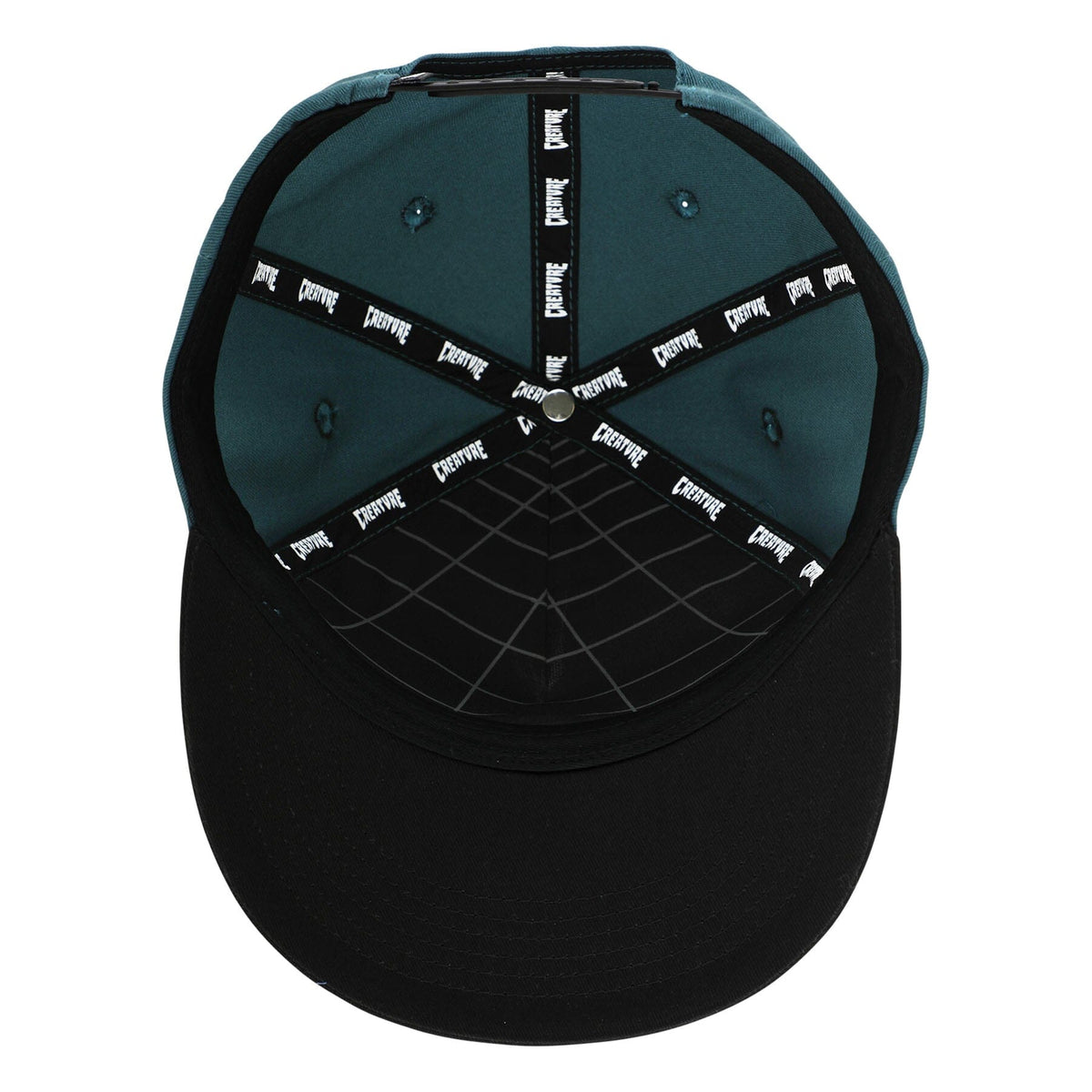 Creature Lost at Sea Snapback Hat Dark Green/Black Hats Creature 