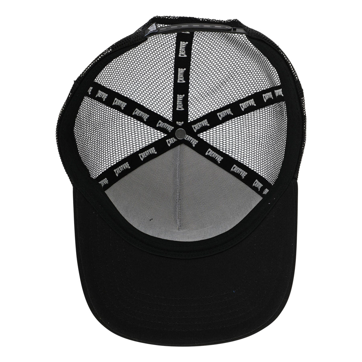 Creature Security Service Snapback Hat White/Black hats Creature 