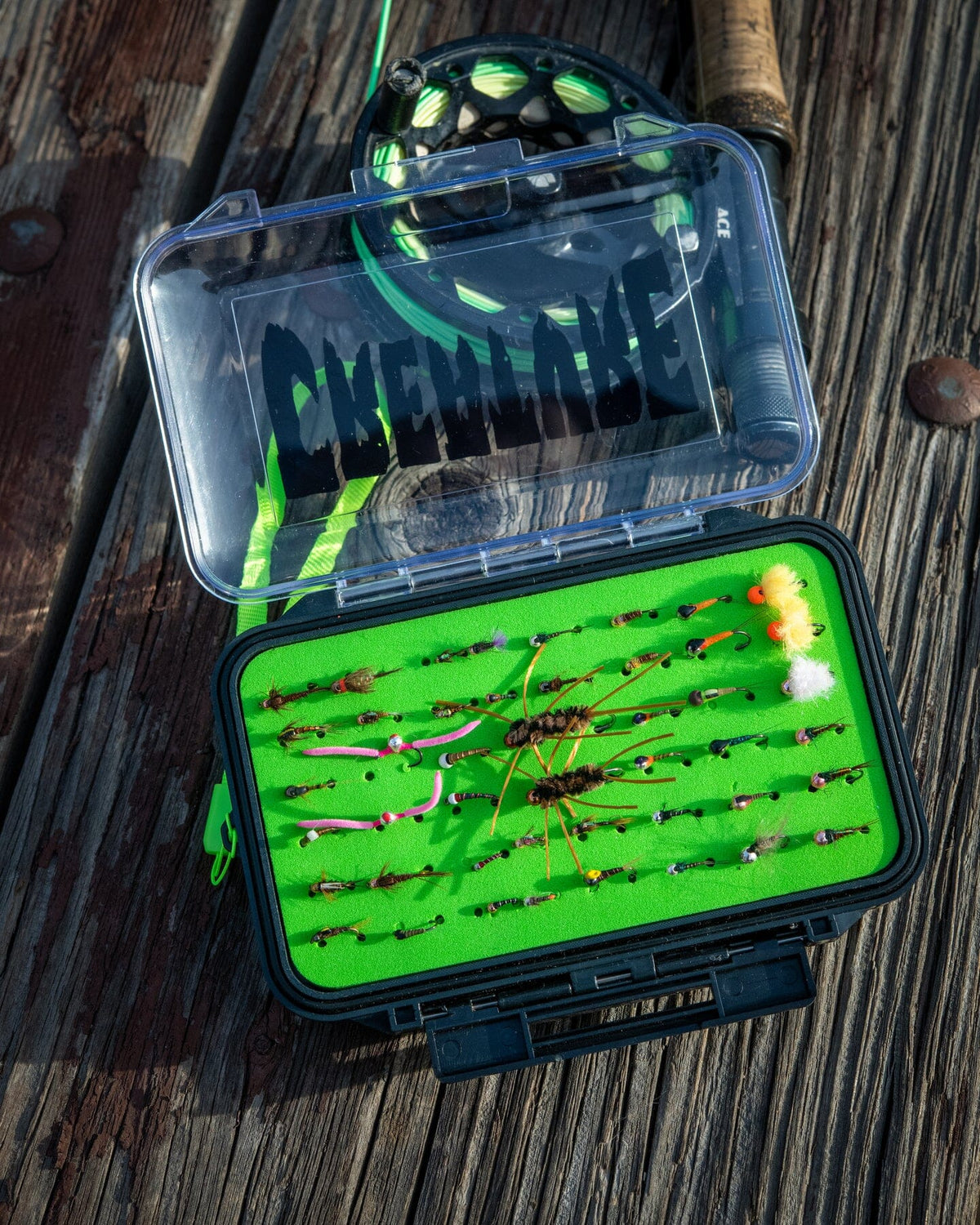 Creature Stream Stash Fly Storage Case Black/Green accessories Creature 