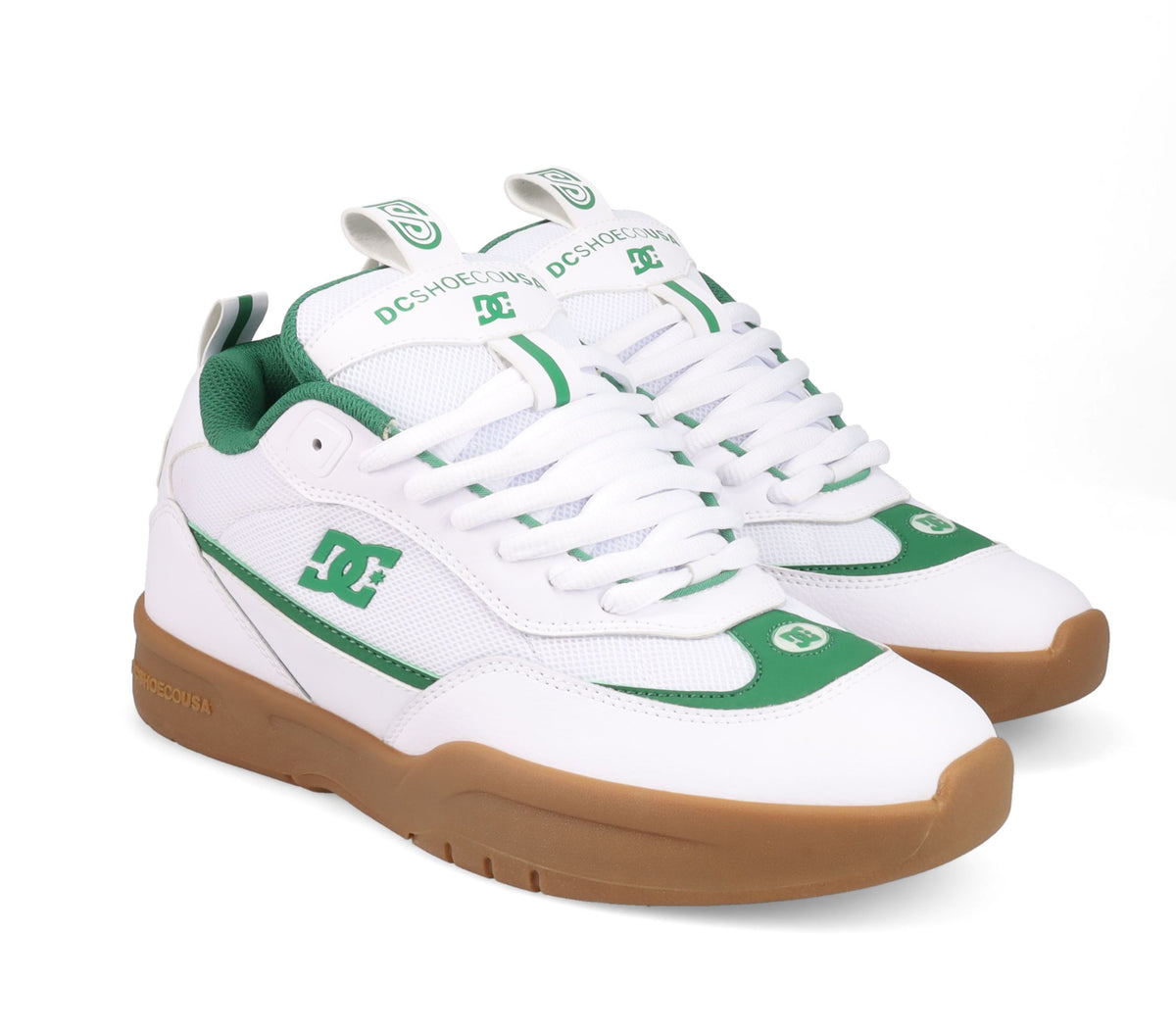 DC JS 2 White/Green/Gum footwear DC Shoe Co 