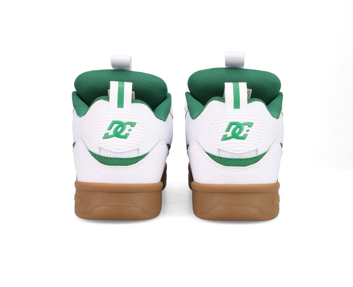 DC JS 2 White/Green/Gum footwear DC Shoe Co 