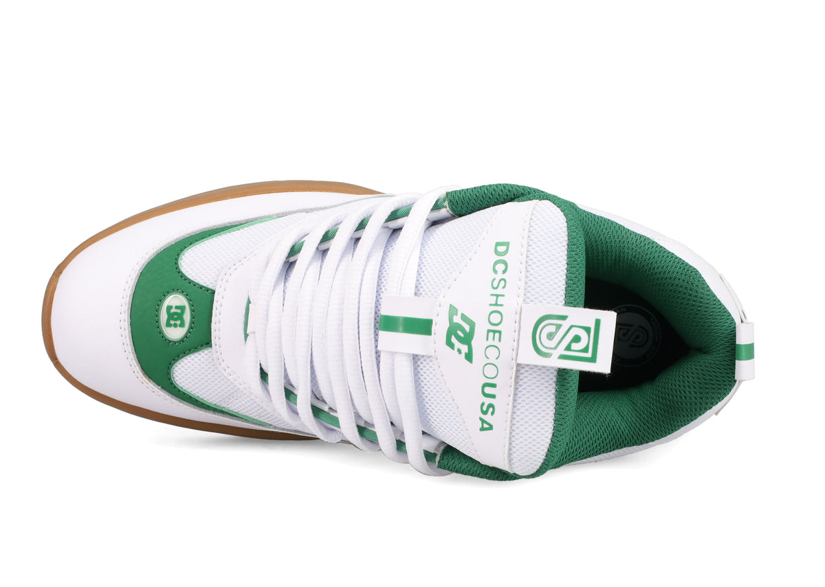 DC JS 2 White/Green/Gum footwear DC Shoe Co 
