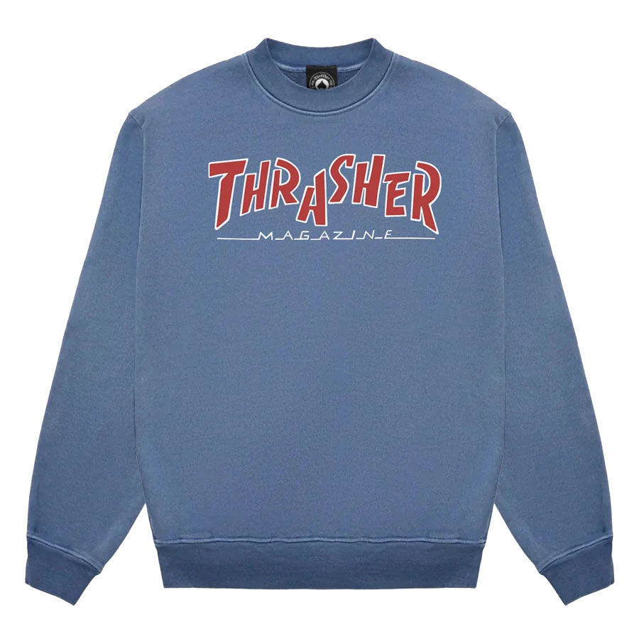 Thrasher Parra Mag Crewneck Blue