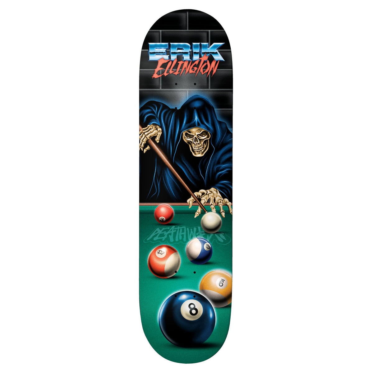 Deathwish Ellington Pool Reaper Deck 8.25 decks Deathwish 