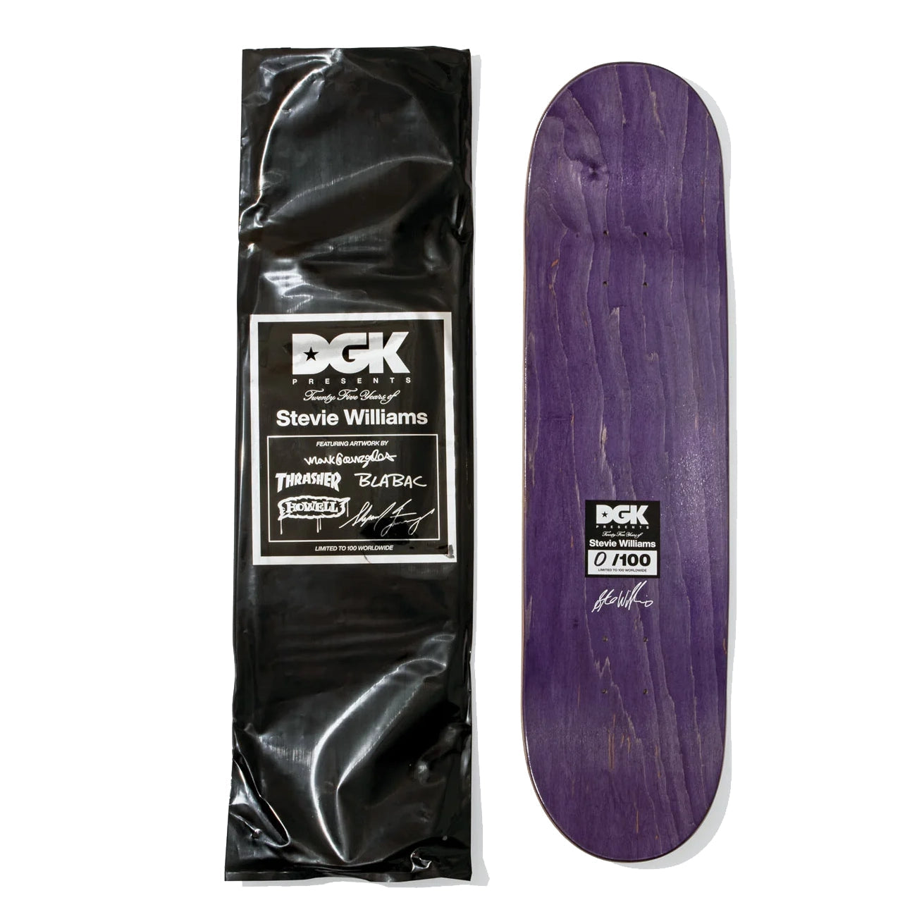 DGK 25 Years of Stevie Williams Blind Bag Deck 8.25 decks DGK 