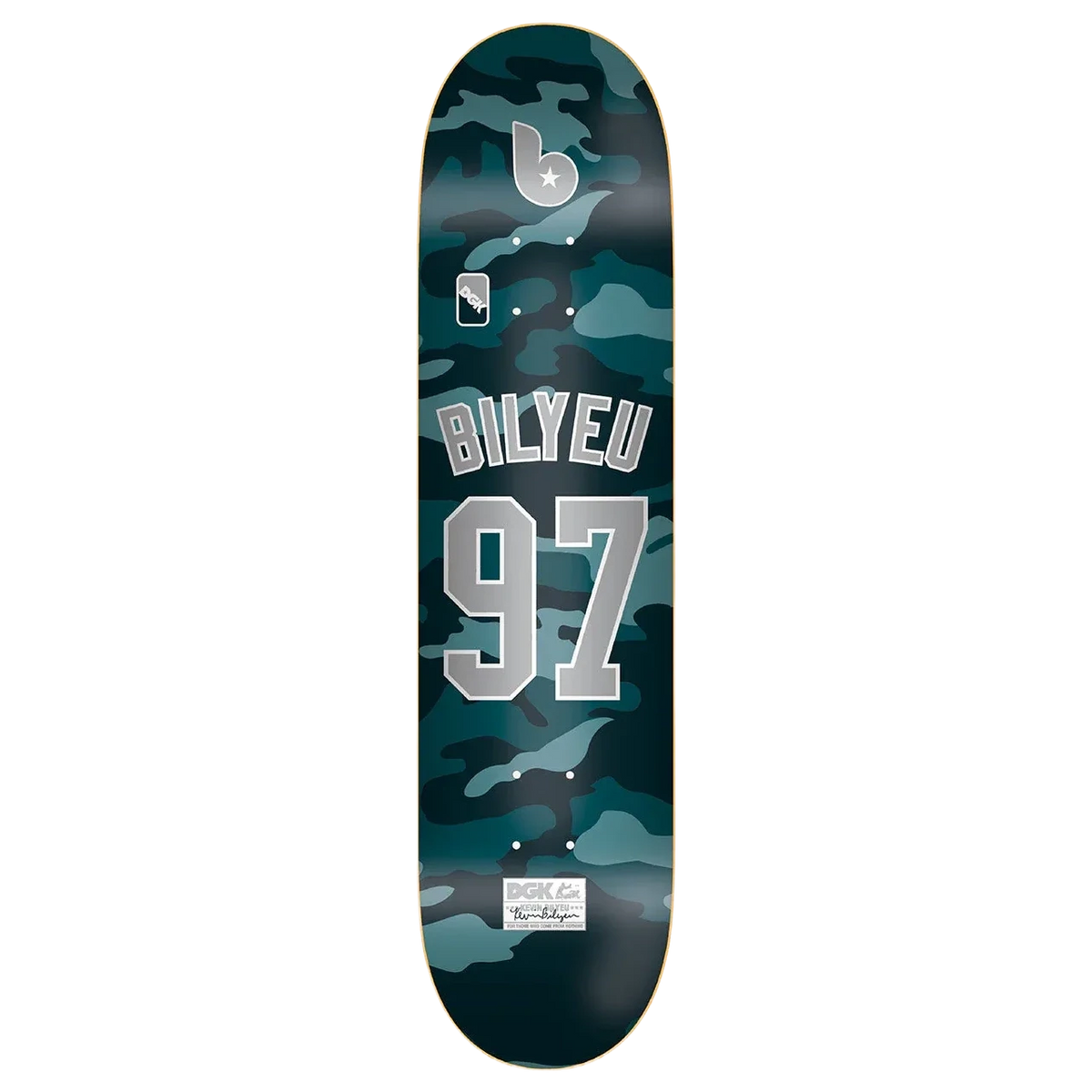 DGK Bilyeu Major League 3 Deck 7.75 decks DGK 