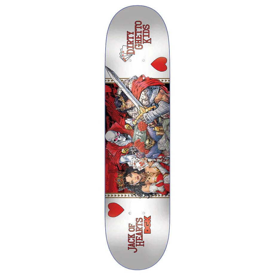 DGK Curtin Jack of Hearts Deck 8.25 decks DGK 