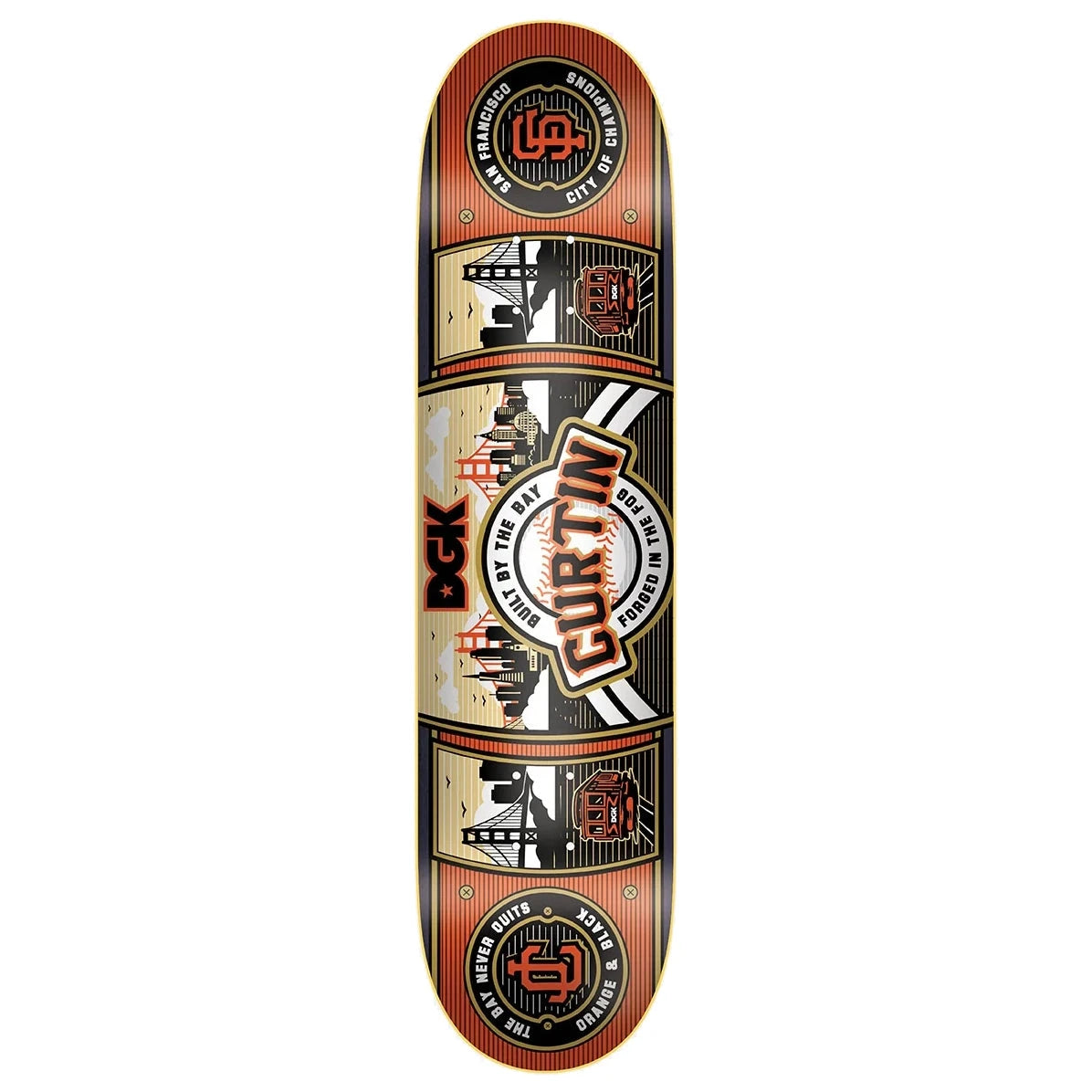 DGK In the Fog Curtin Deck 8.0 decks DGK 
