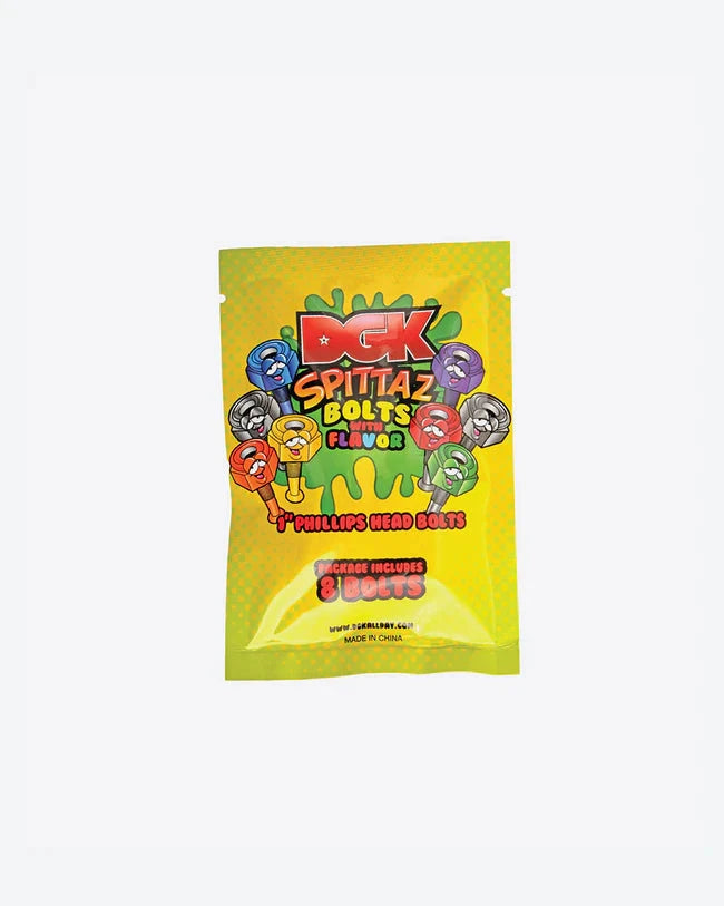 DGK Spittaz Philips Bolts Colored 1 Inch hardware DGK 
