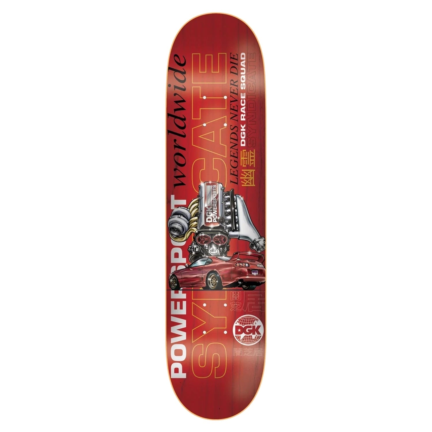 DGK Syndicate Red Deck 8.38 decks DGK 