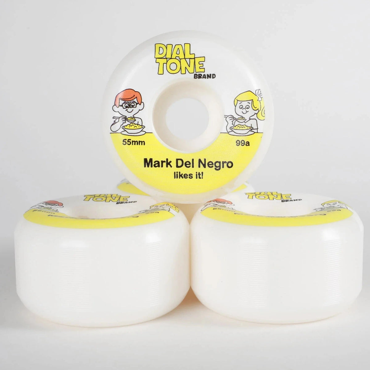Dial Tone DelNegro Ginger Graham Conical Wheels 99A 55MM wheels Dial Tone 