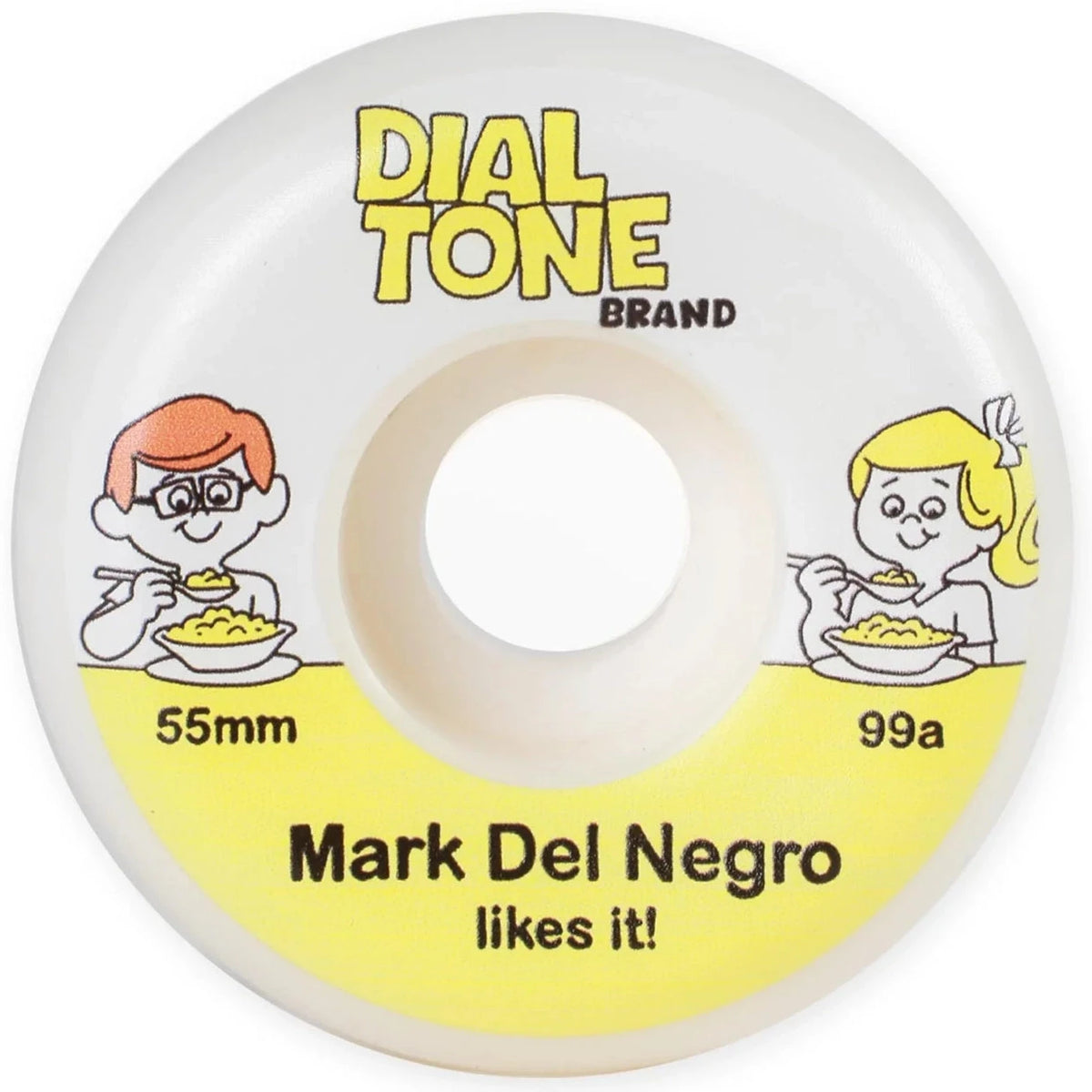 Dial Tone DelNegro Ginger Graham Conical Wheels 99A 55MM wheels Dial Tone 