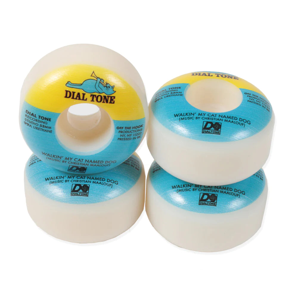 Dial Tone Maalouf Blue Cat Wheels 99A 53MM wheels Dial Tone 