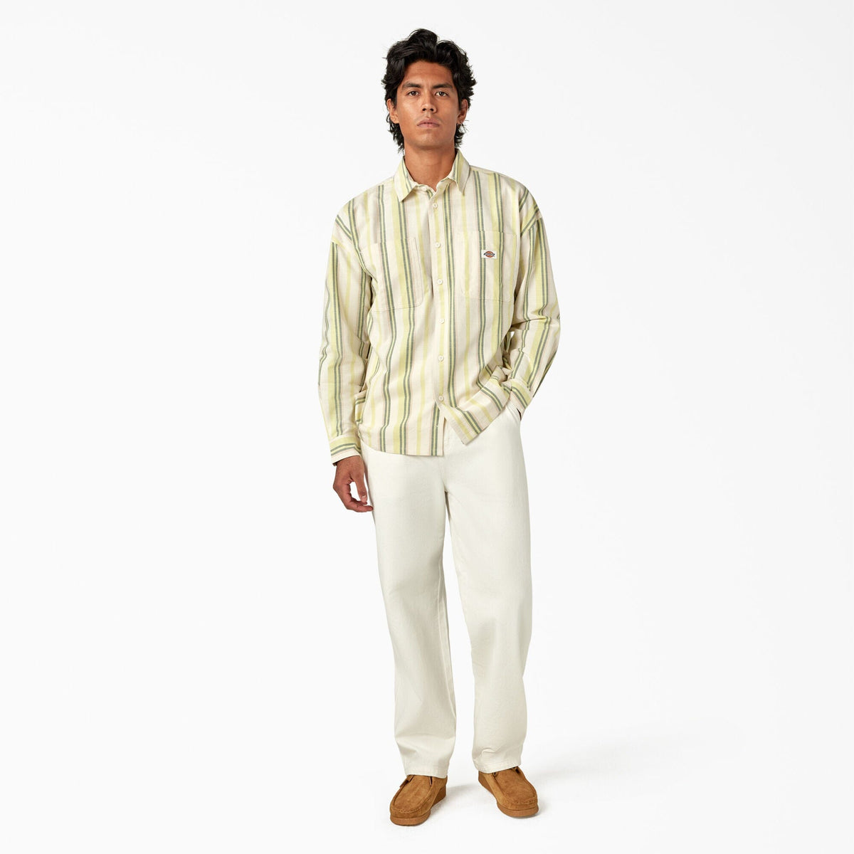 Dickies Glade Spring L/S Shirt Yarn Dyed Cloud shirts Dickies 