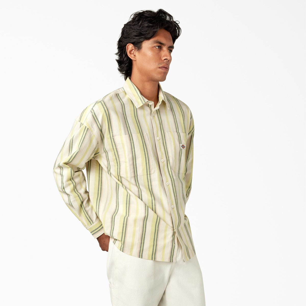 Dickies Glade Spring L/S Shirt Yarn Dyed Cloud shirts Dickies 