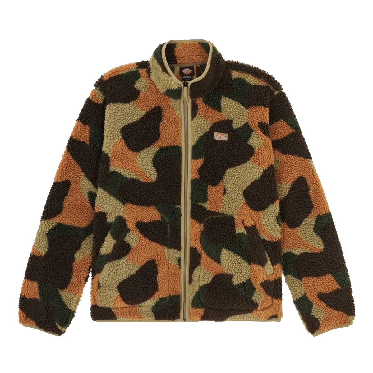 Dickies Mount Hope Camo Sherpa Jacket Imperial Green jackets Dickies 