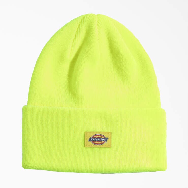 Dickies Tall Cuff Beanie Neon Yellow beanies Dickies 