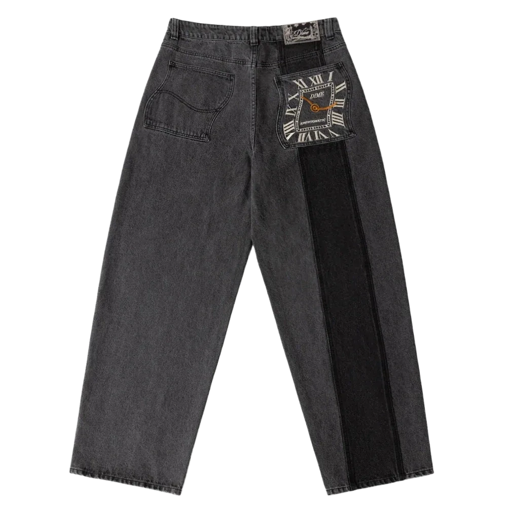 Dime Baggy Denim Pants Knowmatic Black Pants Dime 
