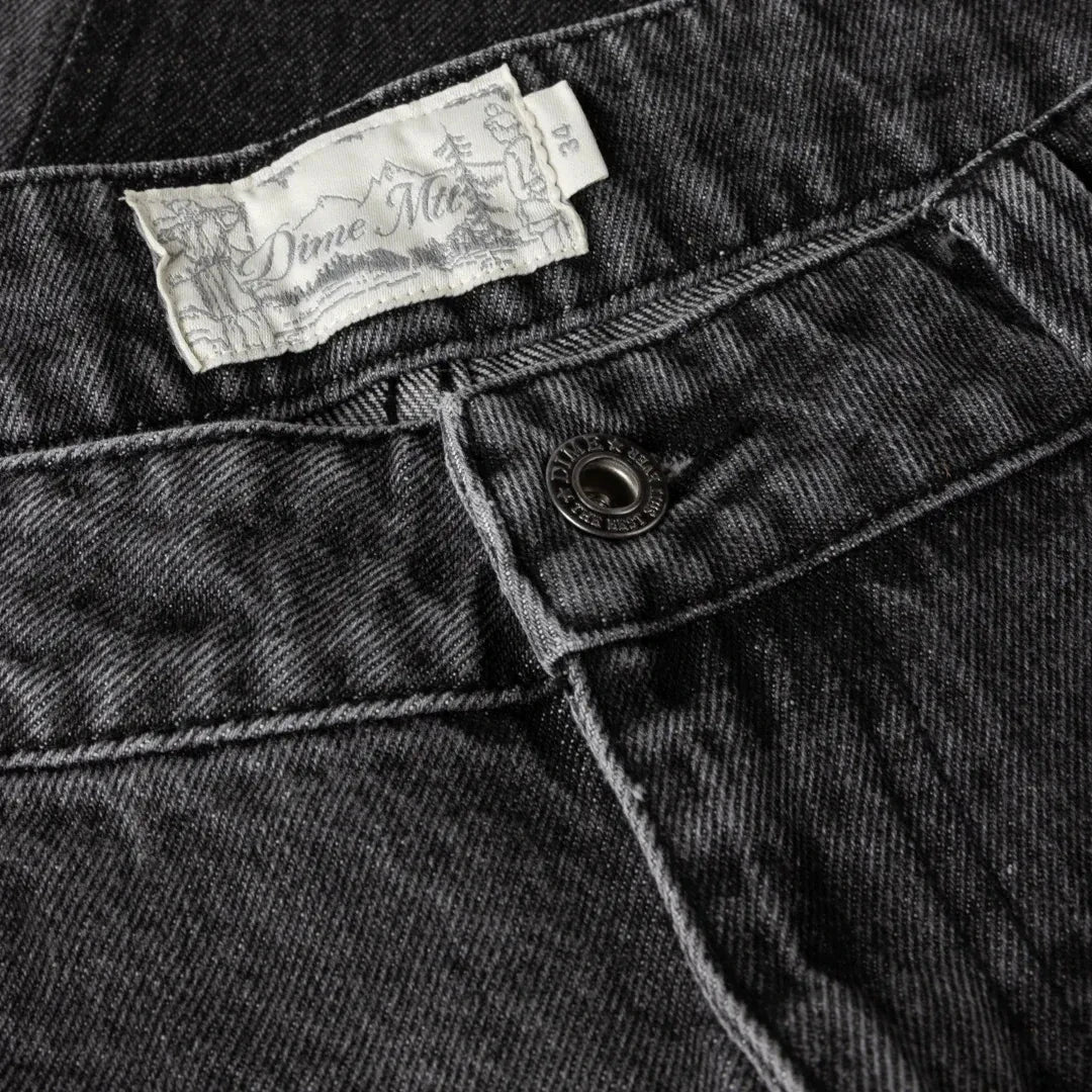 Dime Baggy Denim Pants Knowmatic Black Pants Dime 
