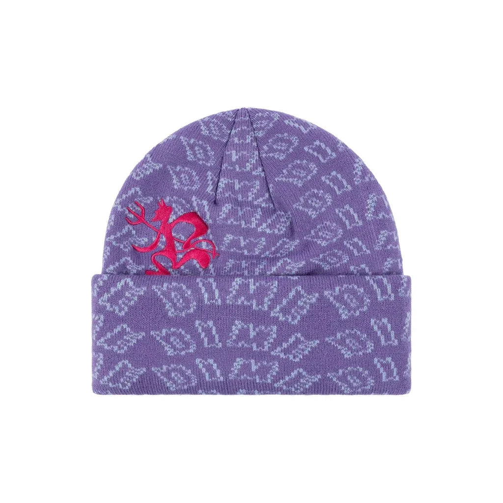 Dime Chopper Fold Beanie Lavender beanies Dime 