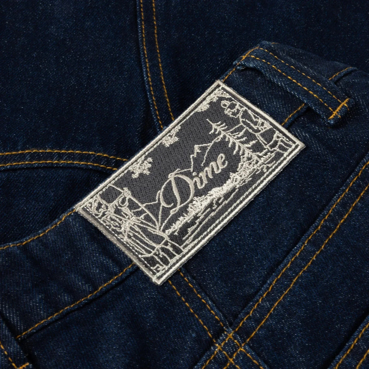 Dime Classic Baggy Denim Pants Indigo Paneled Pants Dime 