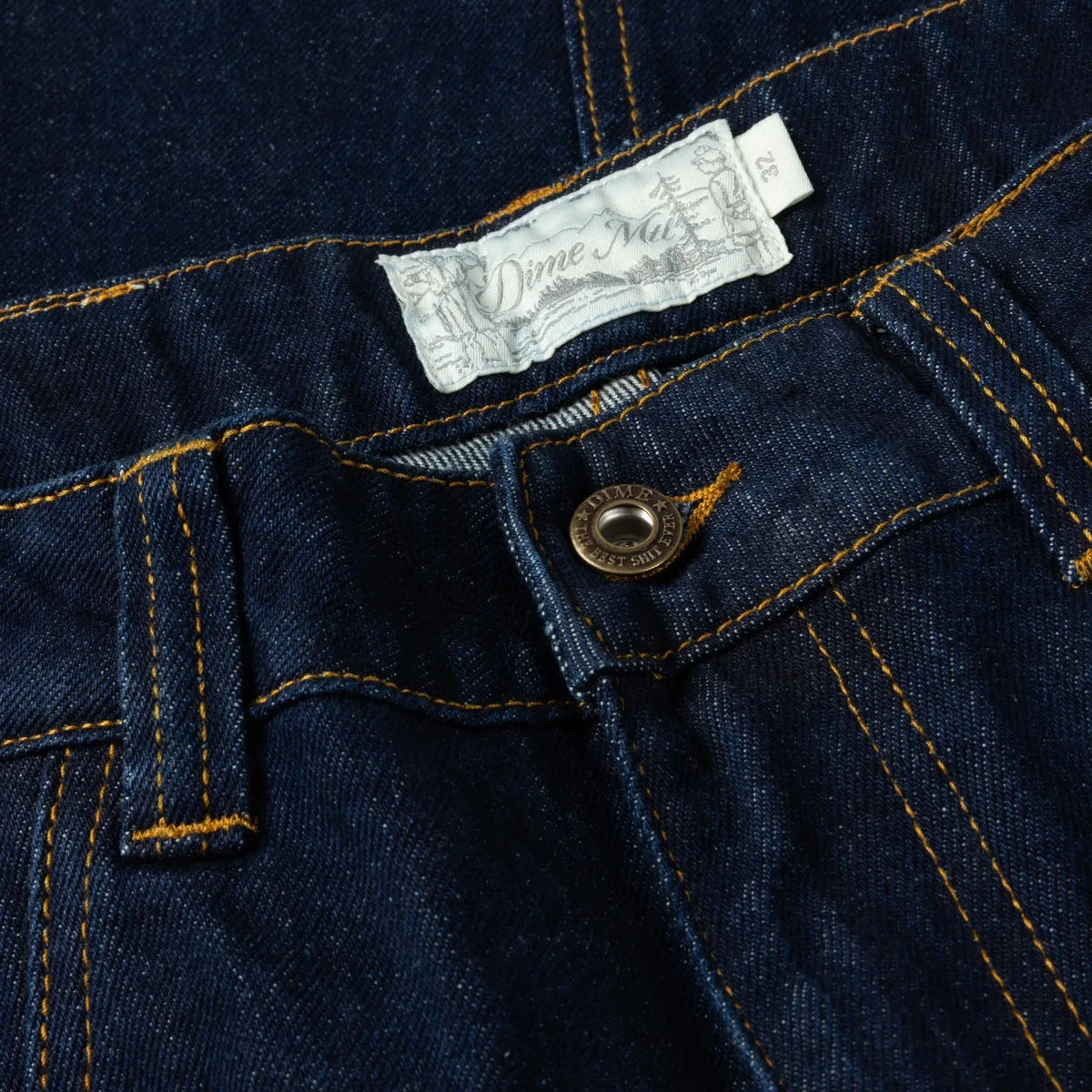 Dime Classic Baggy Denim Pants Indigo Paneled Pants Dime 