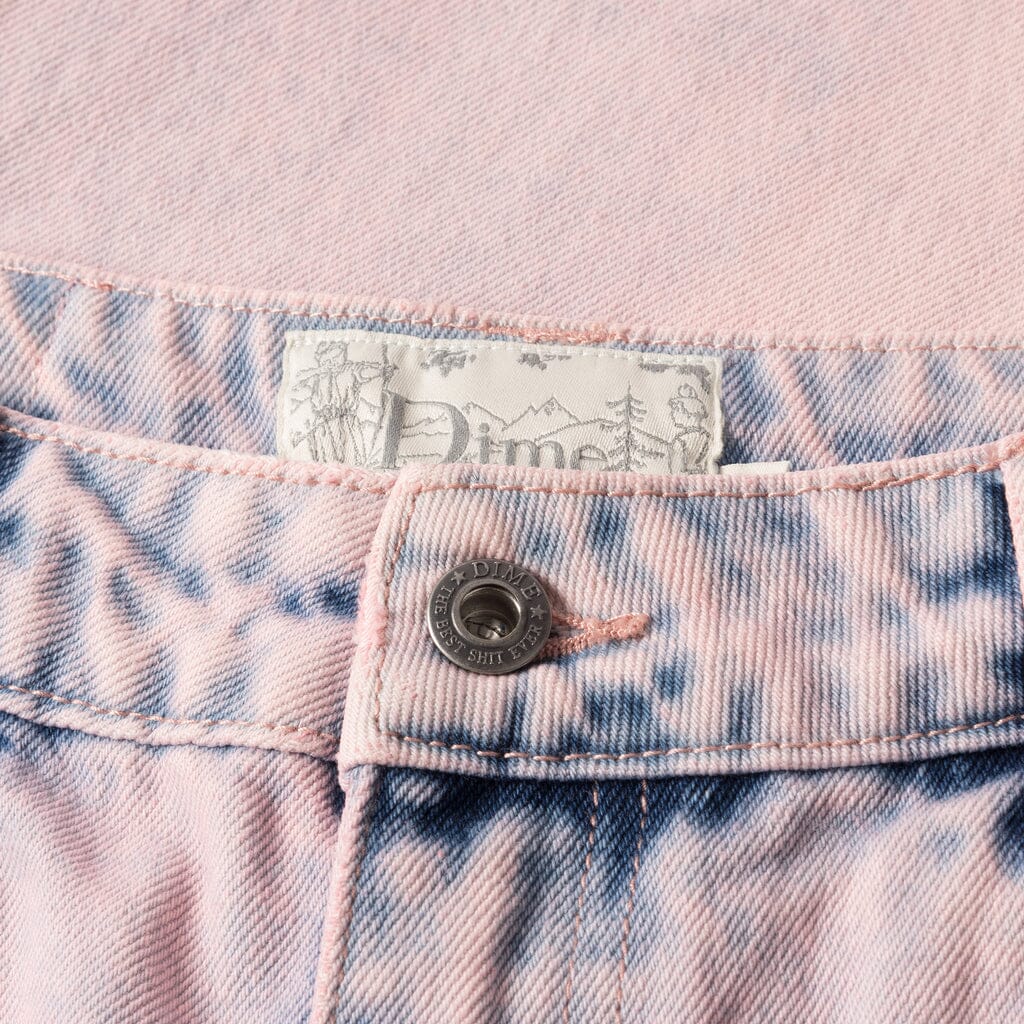 Dime Classic Baggy Denim Pants Overdyed Pink - Coureur Goods