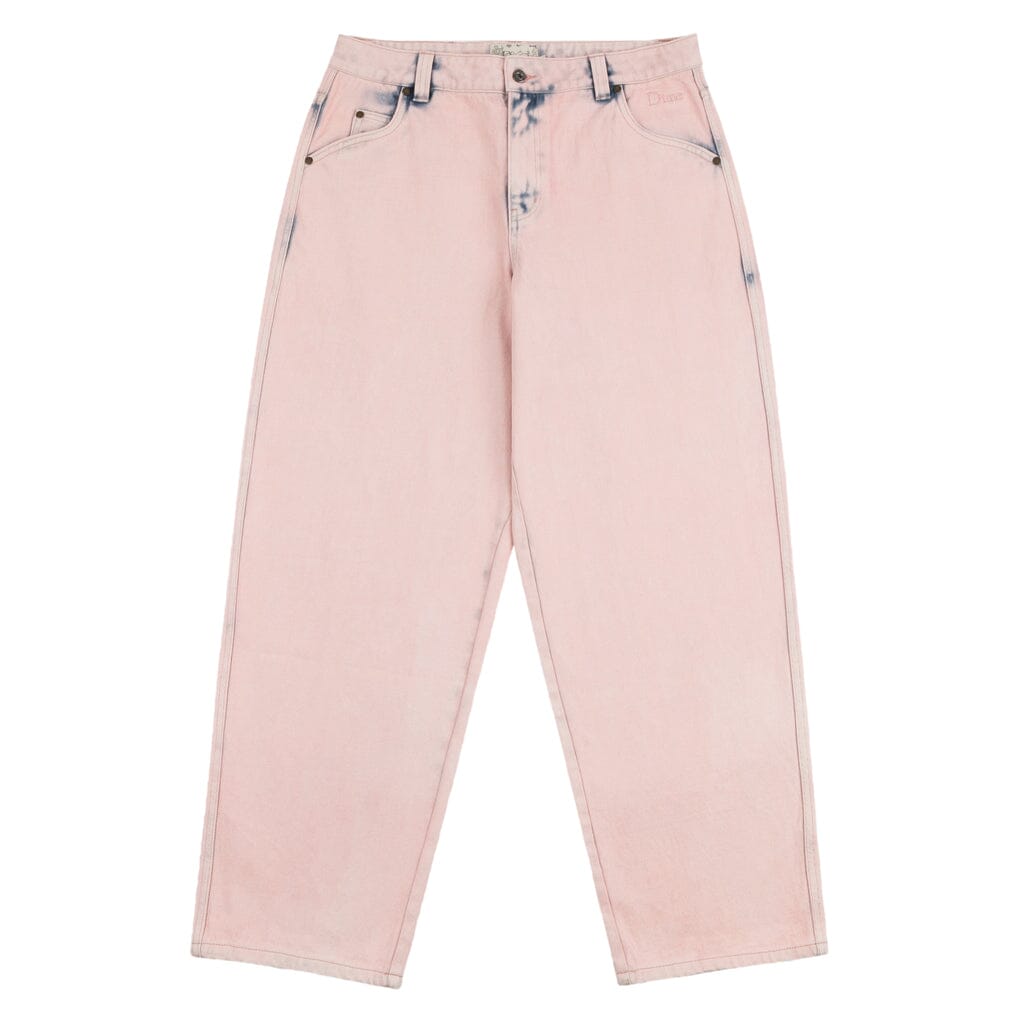 Dime Classic Baggy Denim Pants Overdyed Pink - Coureur Goods