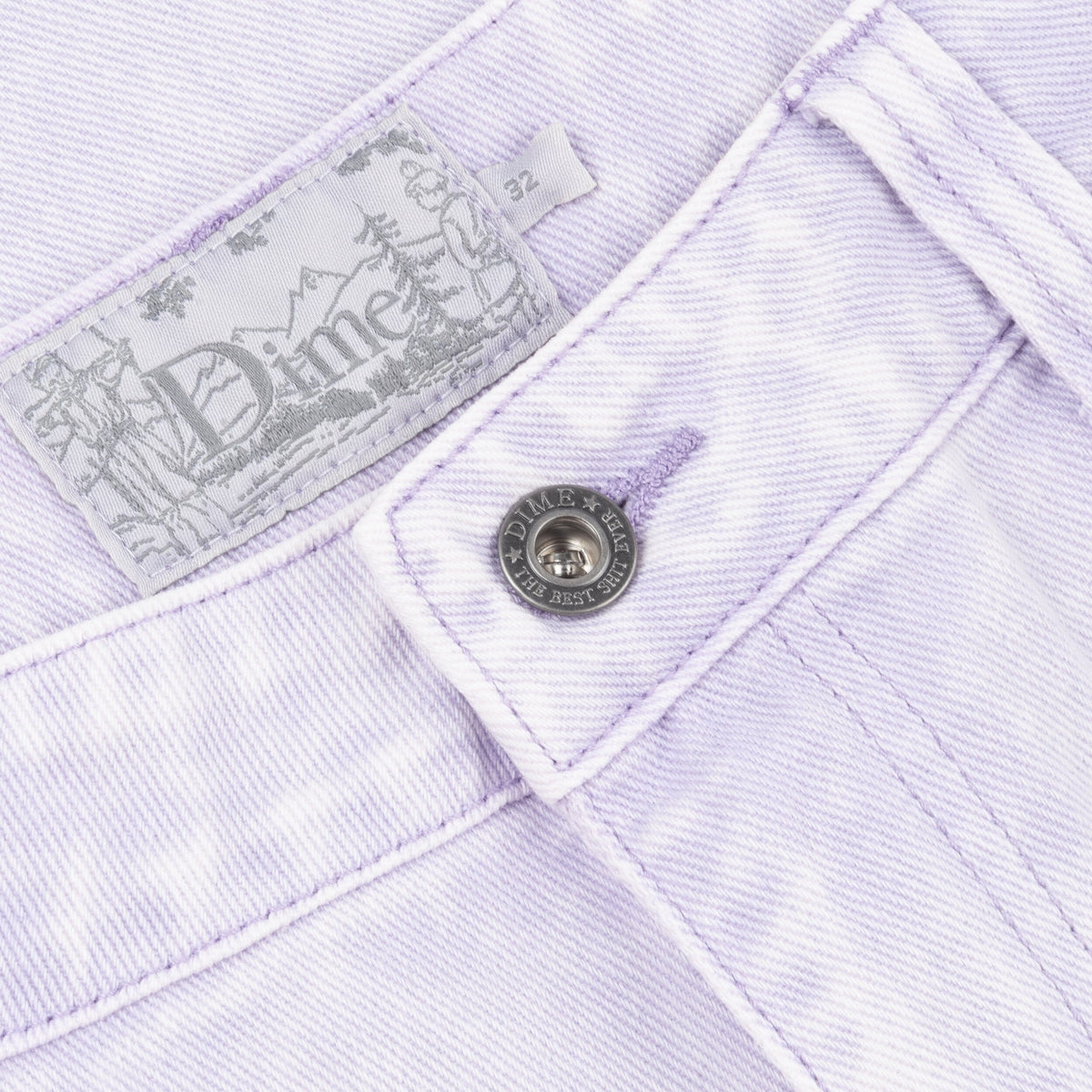 Dime Classic Baggy Denim Pants Stone Lilac pants Dime 