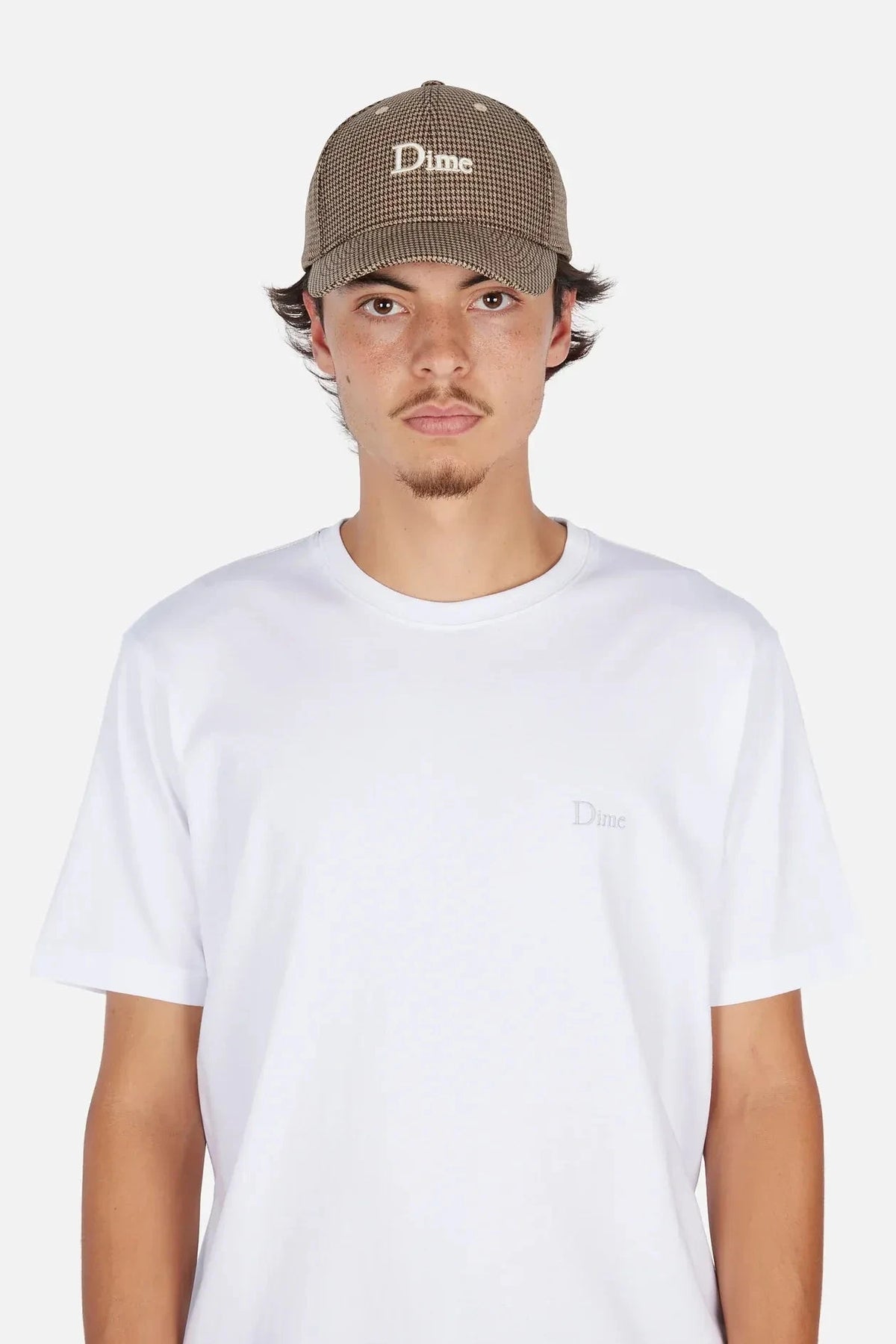 Dime Classic Houndstooth Low Pro Cap Camel hats Dime 