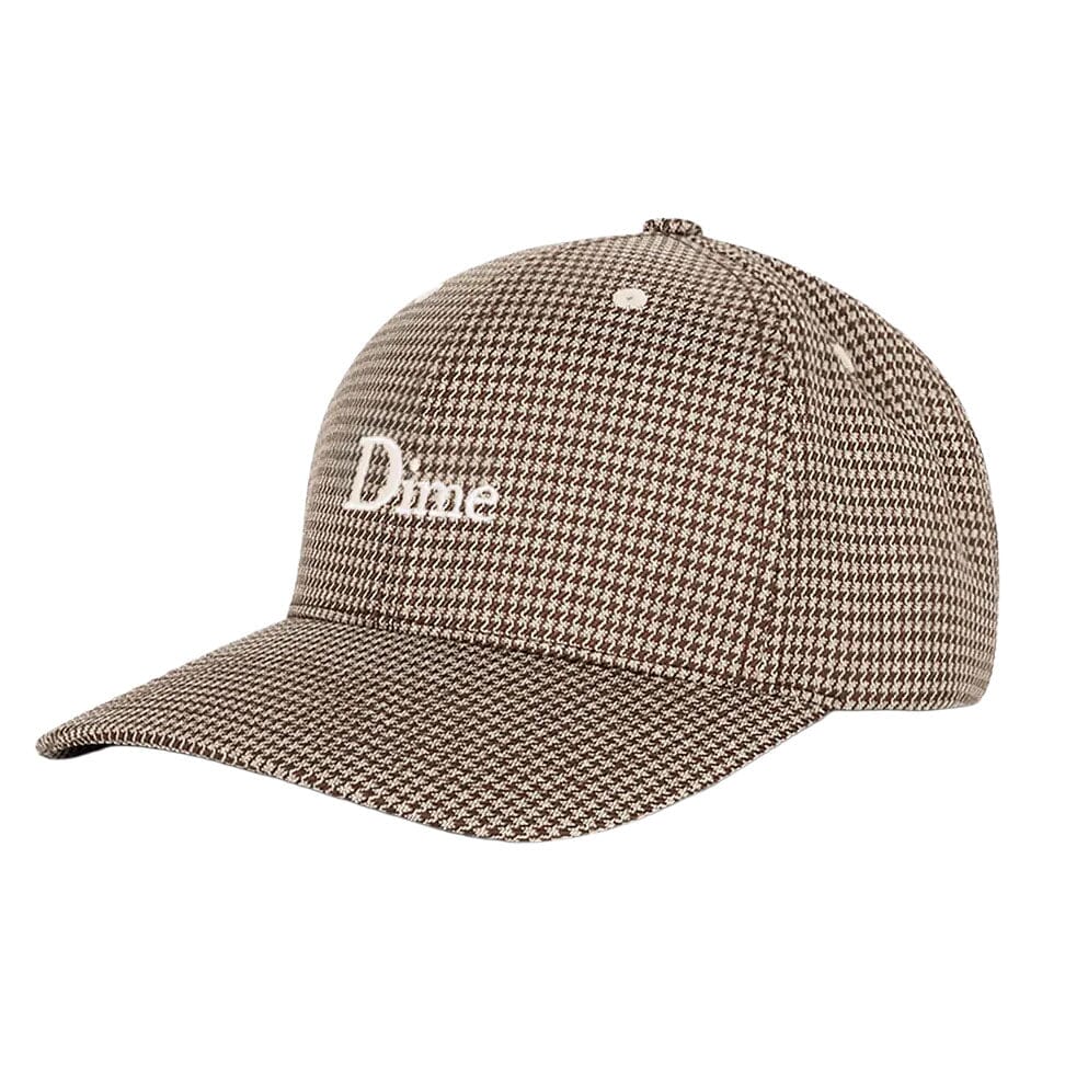Dime Classic Houndstooth Low Pro Cap Camel hats Dime 